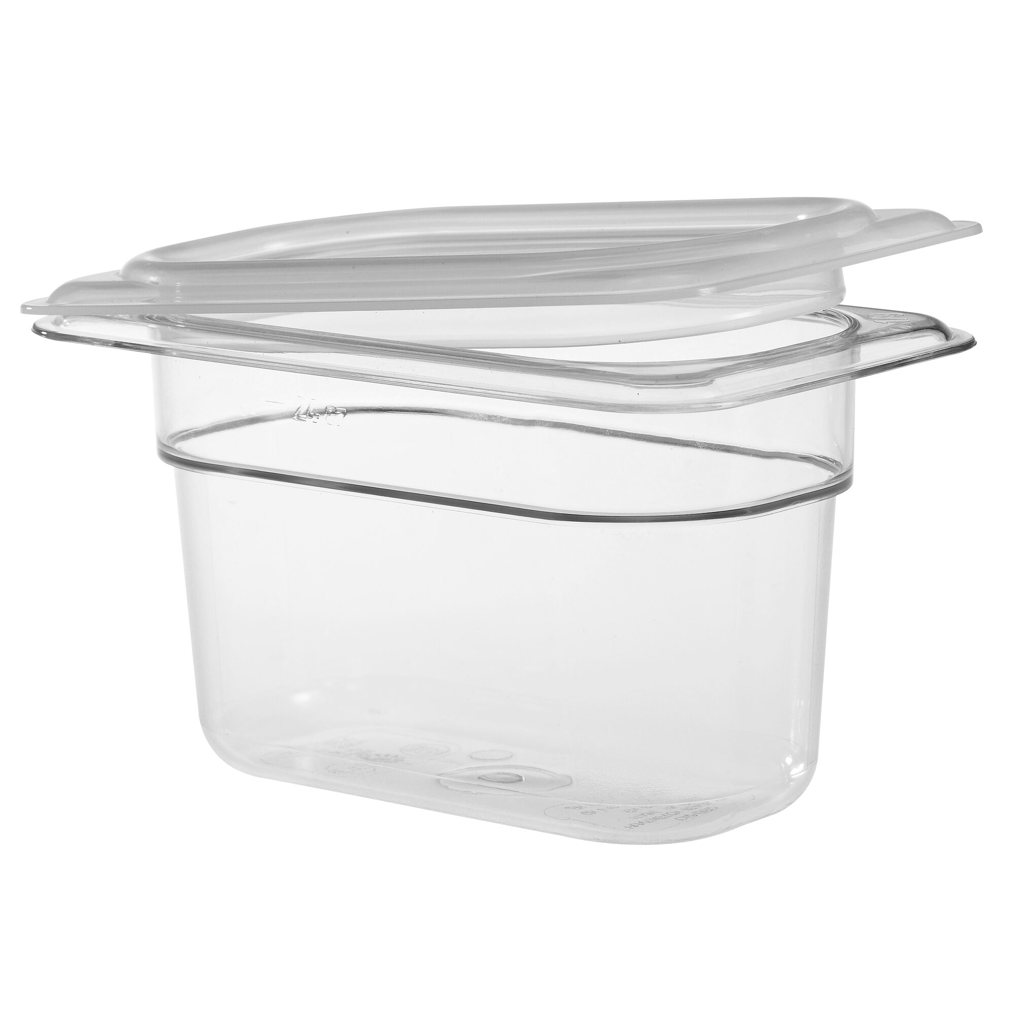 (6 pièces) CAMBRO | Couvercle GN 1/9 en polypropylène – hermétique – translucide