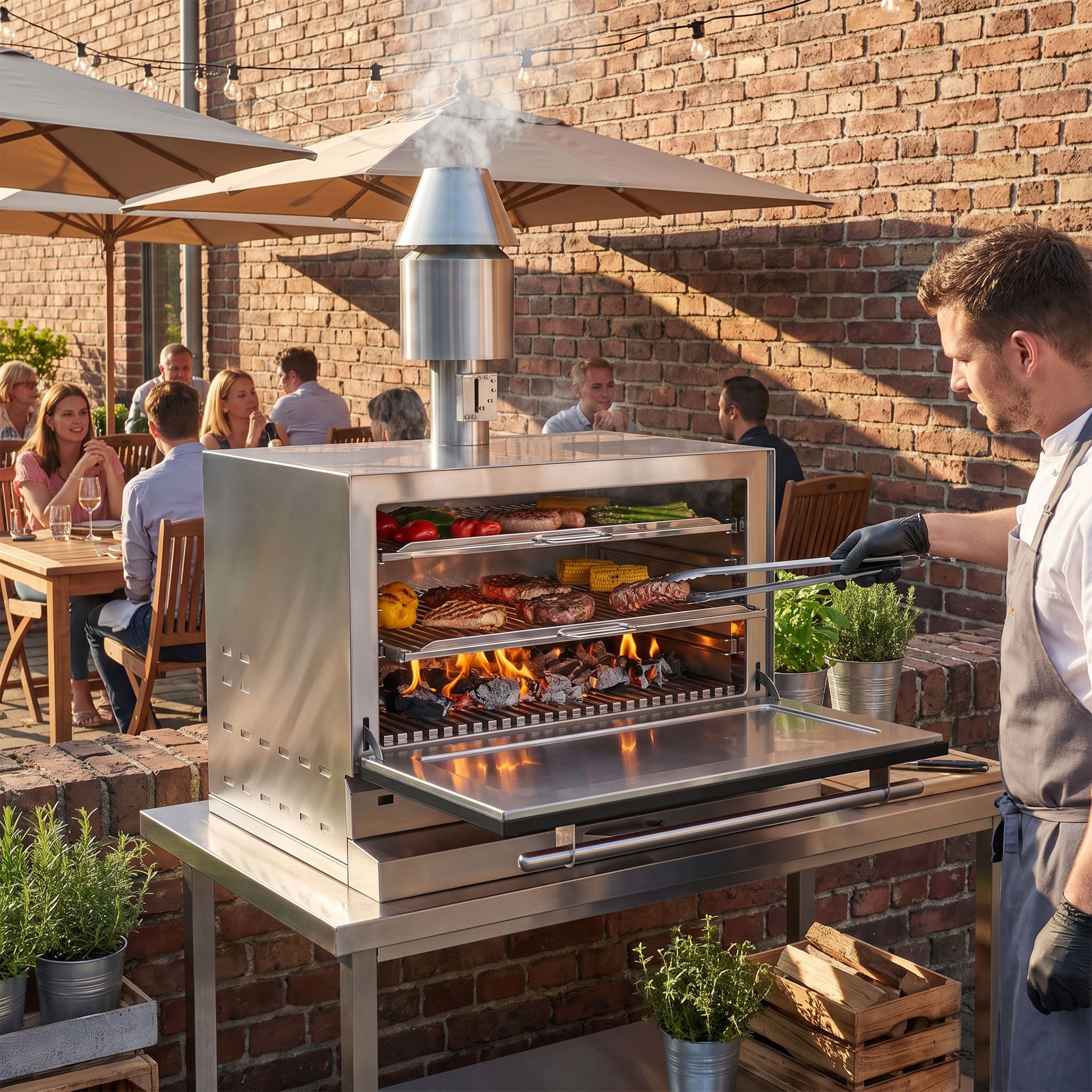 Charcoal Oven - 710mm