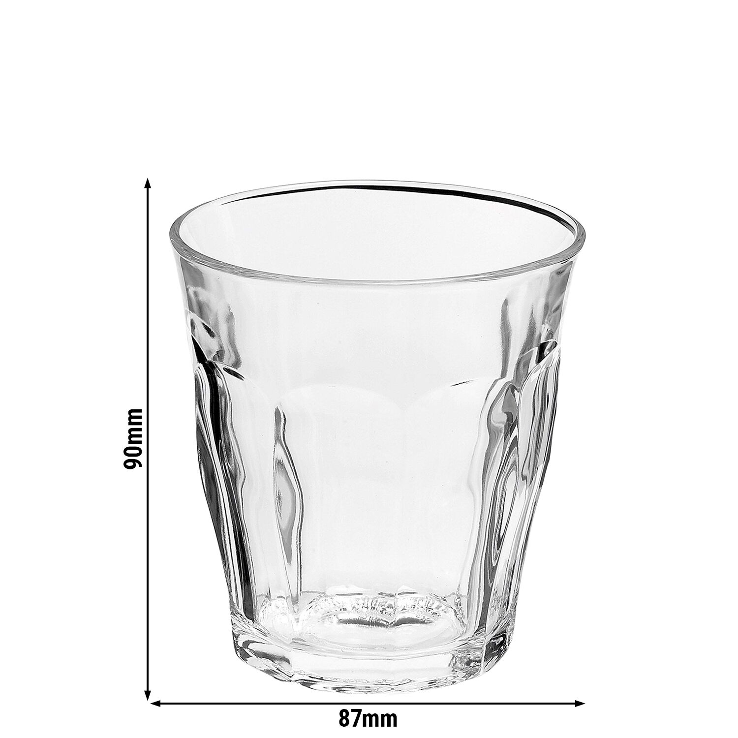 (6 pcs) Duralex Gobelet - PICARDIE - 25 cl - Transparent