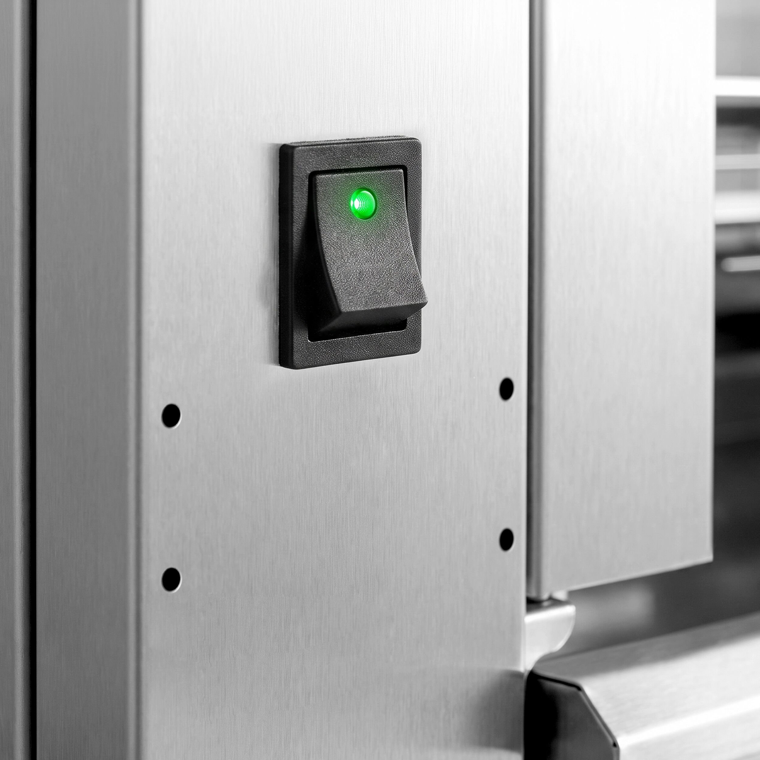 Gas kippengrill - 34,8kW - 6 spitten voor 36 kippen - crème