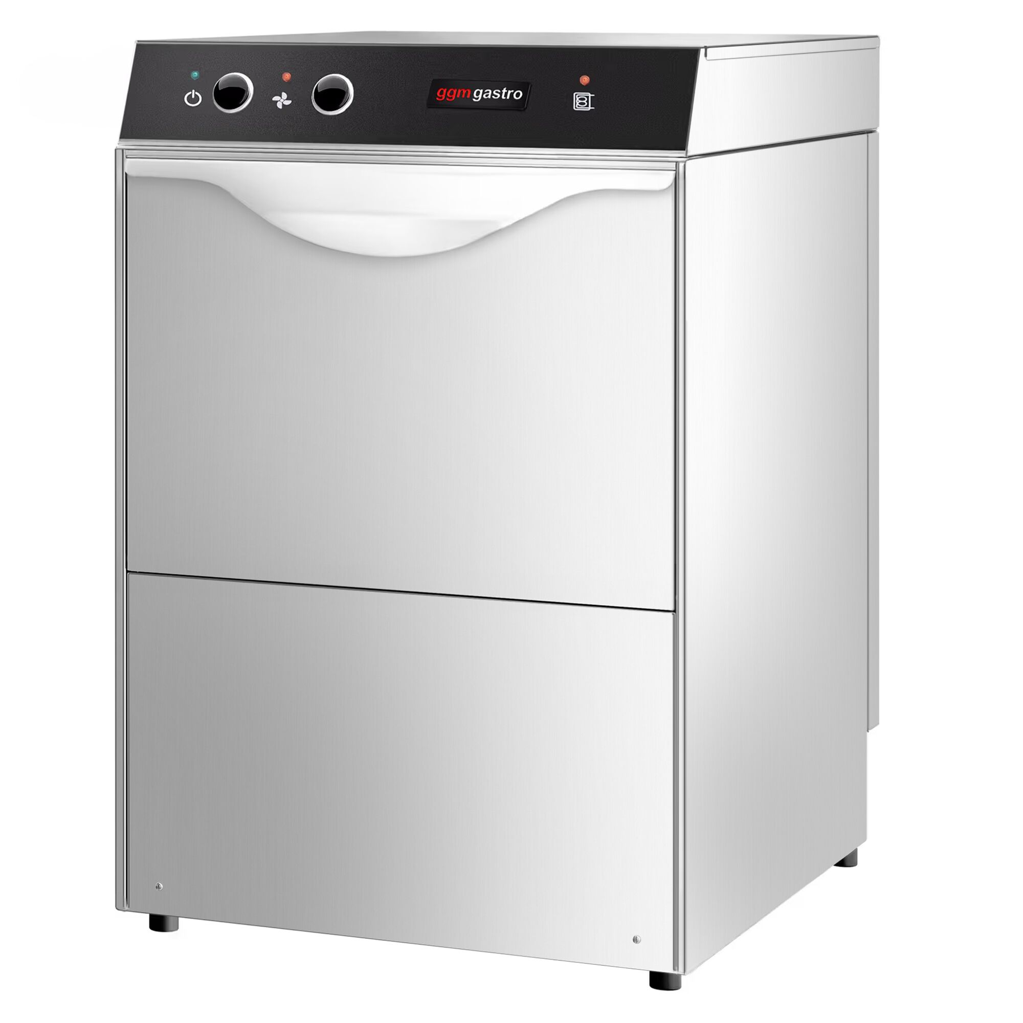 Lave-verres professionnel - Mécanique - 2,97kW - avec pompes à détergent, de liquide de rinçage et de vidange