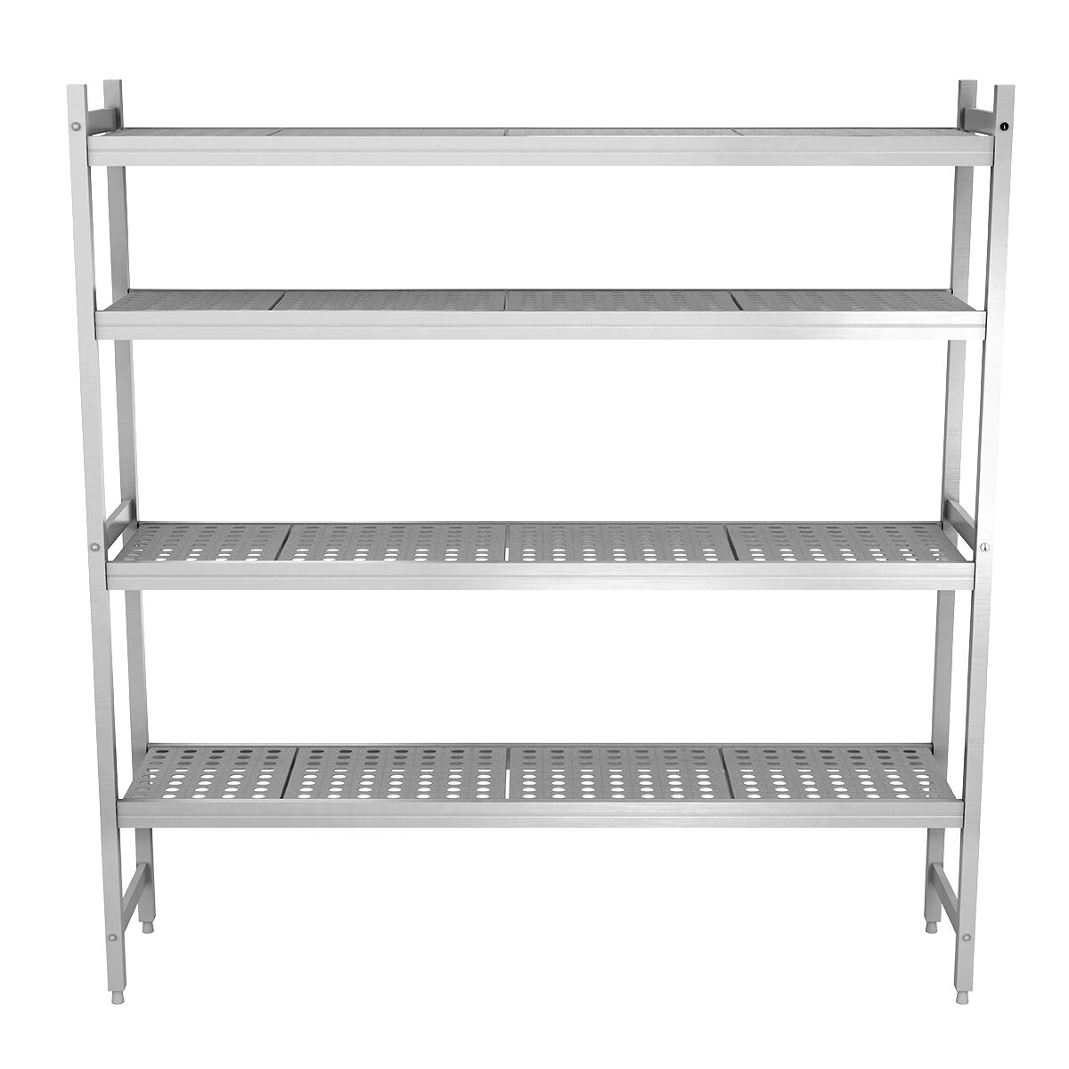 Étagère de base en aluminium - 1611 x 1800 mm - Capacité de charge : 600 kg