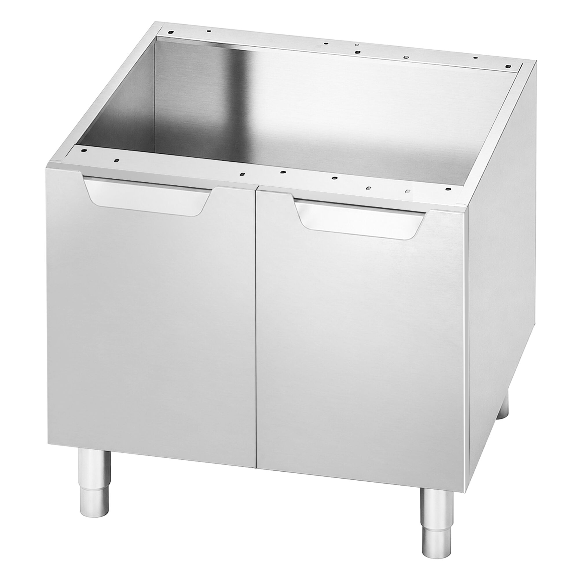 Open Base Cabinet - 600x550x600mm - 0.30m³ - Stainless Steel AISI 304 - Series 600