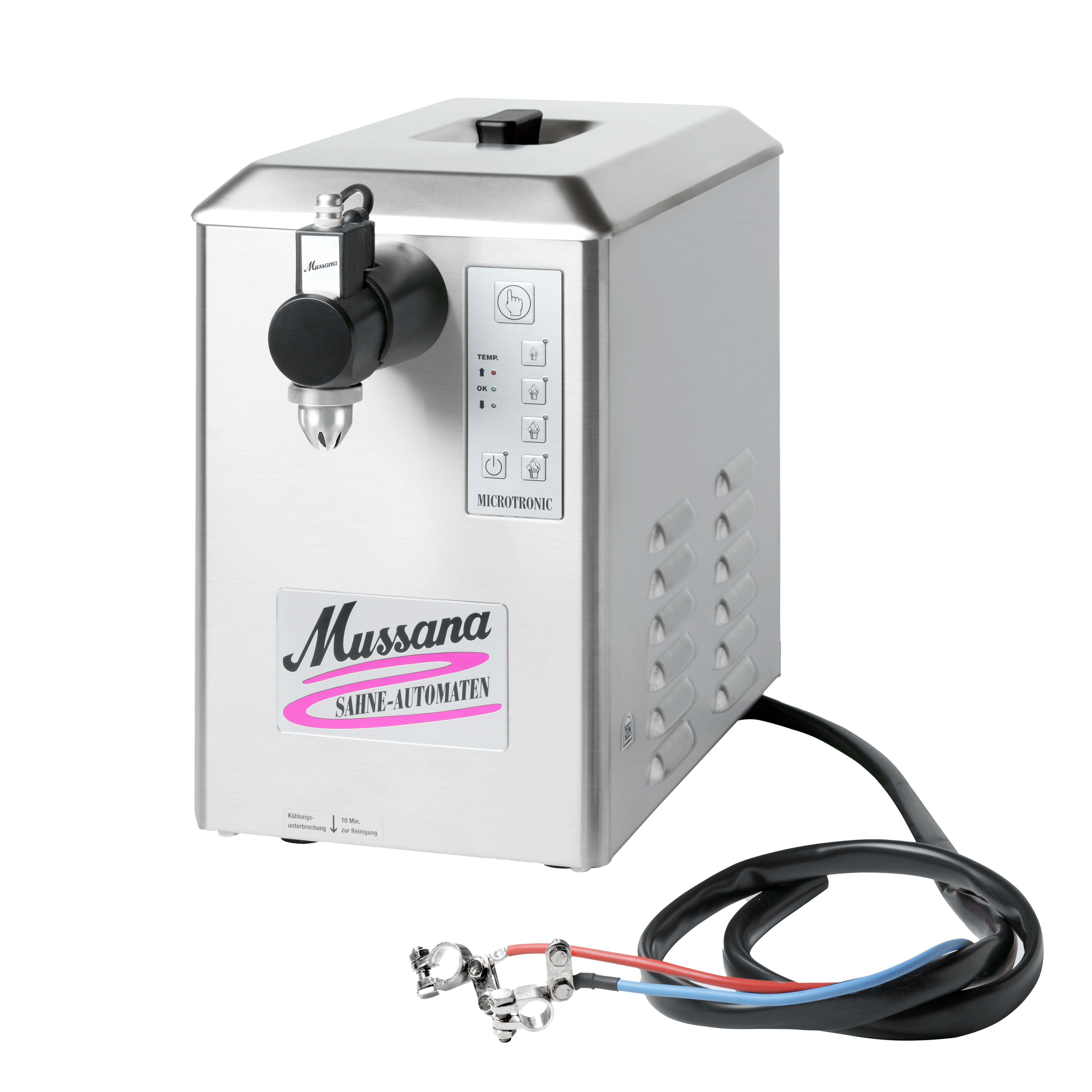 MUSSANA | BOY MOBIL – Machine à chantilly – 4 litres – 372 W – 12 V – avec refroidissement
