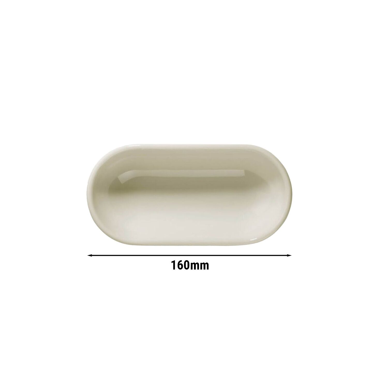 (24 pcs) Coupe TEOS - Porcelaine - Ø 160mm - Crème