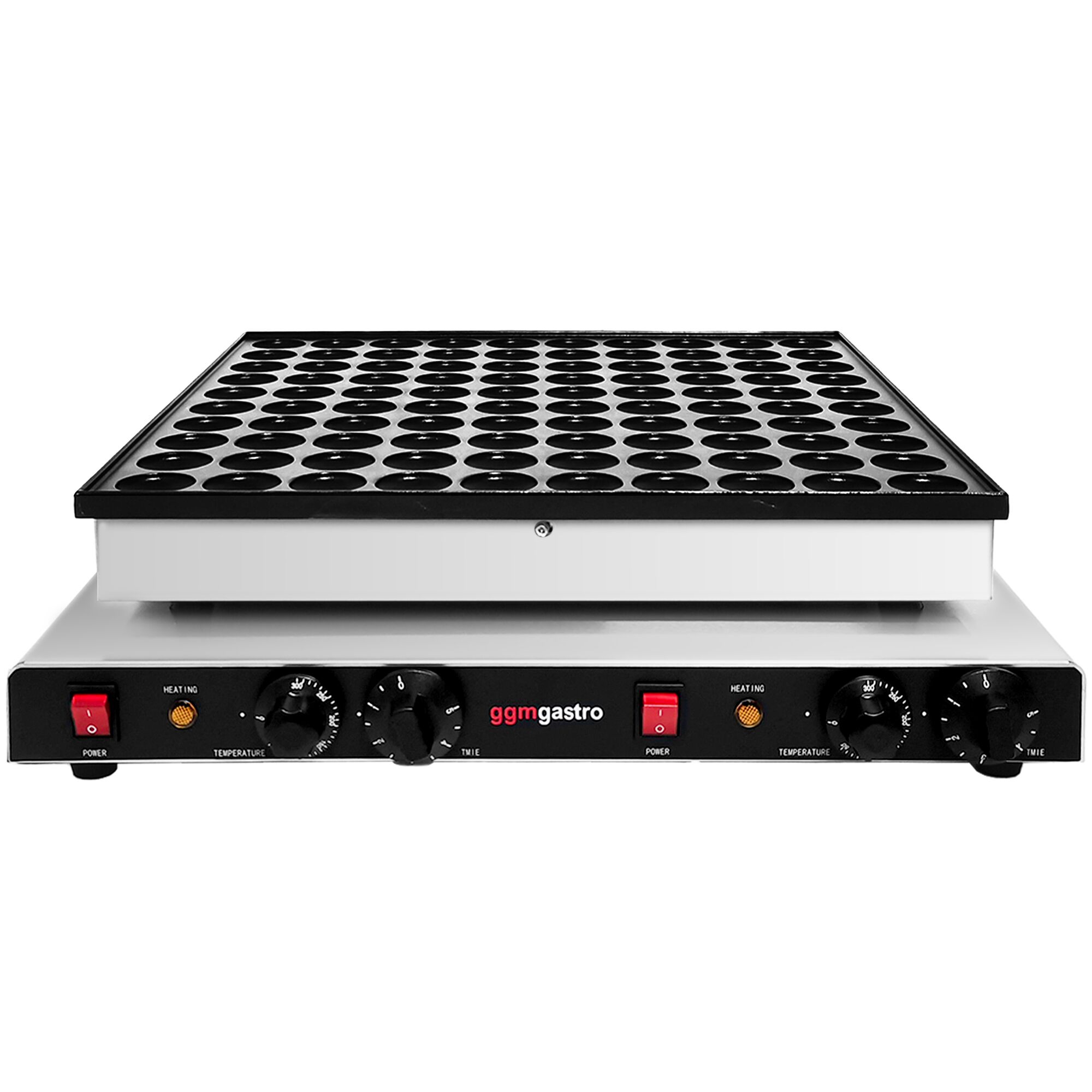 Gaufrier – simple – manuel – 3 kW – Forme : poffertjes – pour 100 pièces