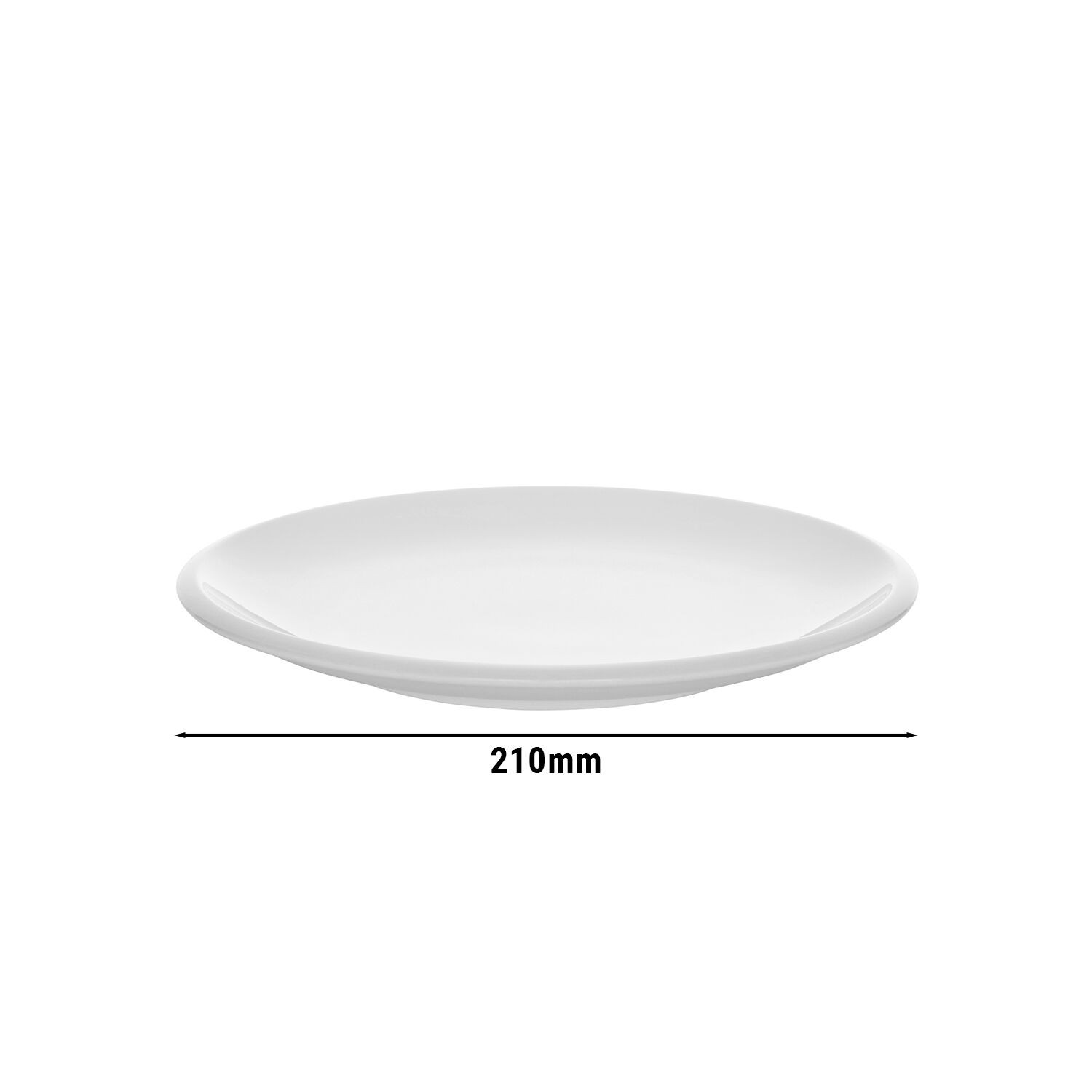(6 pièces) WMF | SYNERGY – Assiette coupe - plate – Ø 210 mm