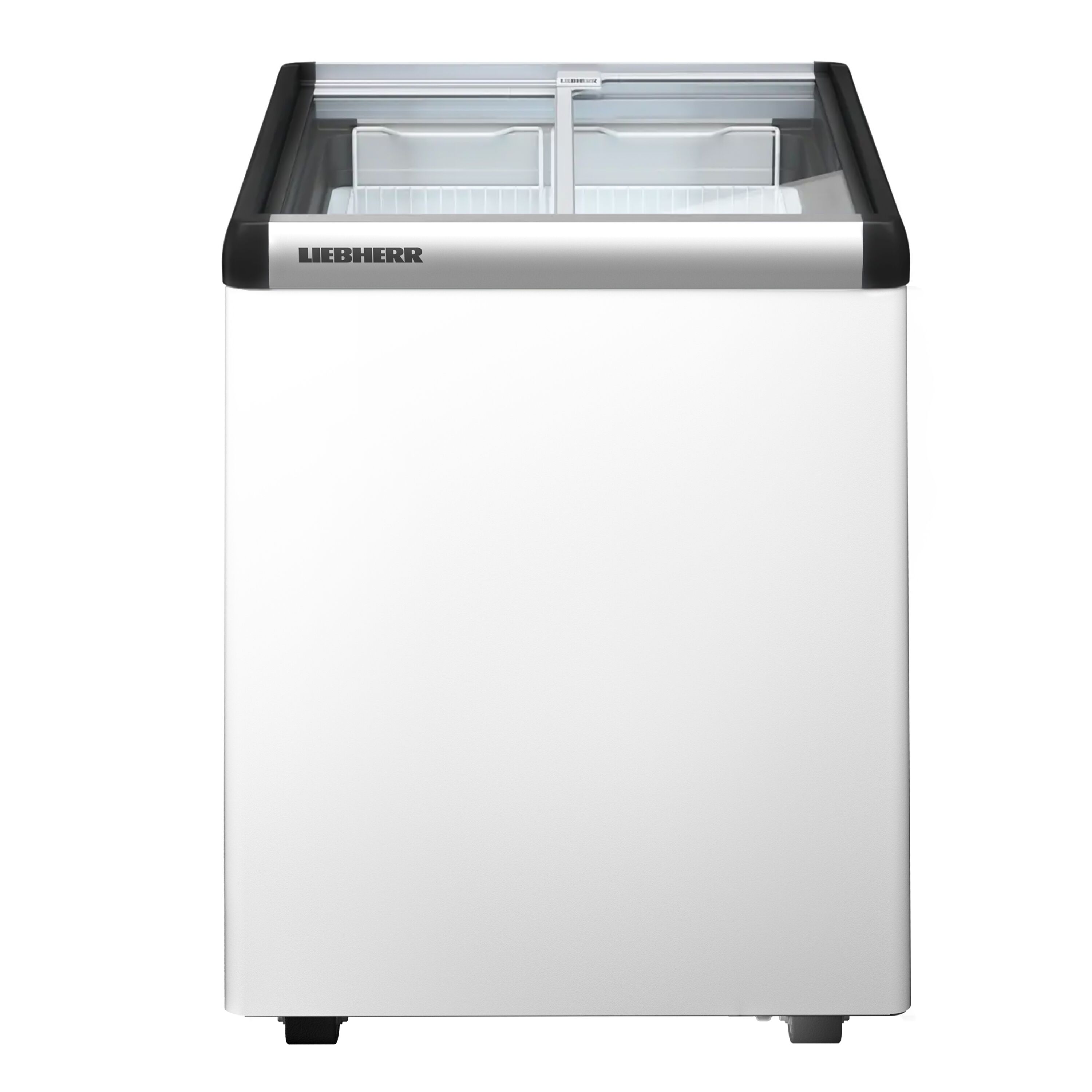 LIEBHERR commercial chest freezer - 104 litres - with sliding glass lid - white