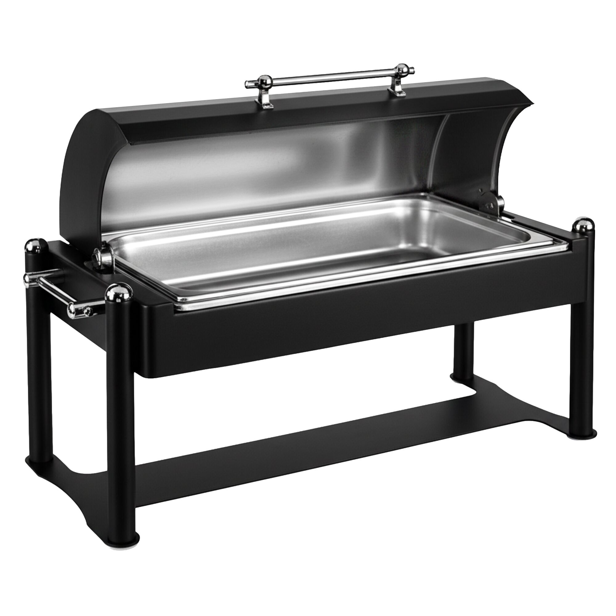 Chafing dish - avec couvercle - Noir