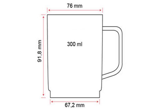 (50 pièces) Tasse en Polycarbonate - Blanche - 250 ml - Incassable