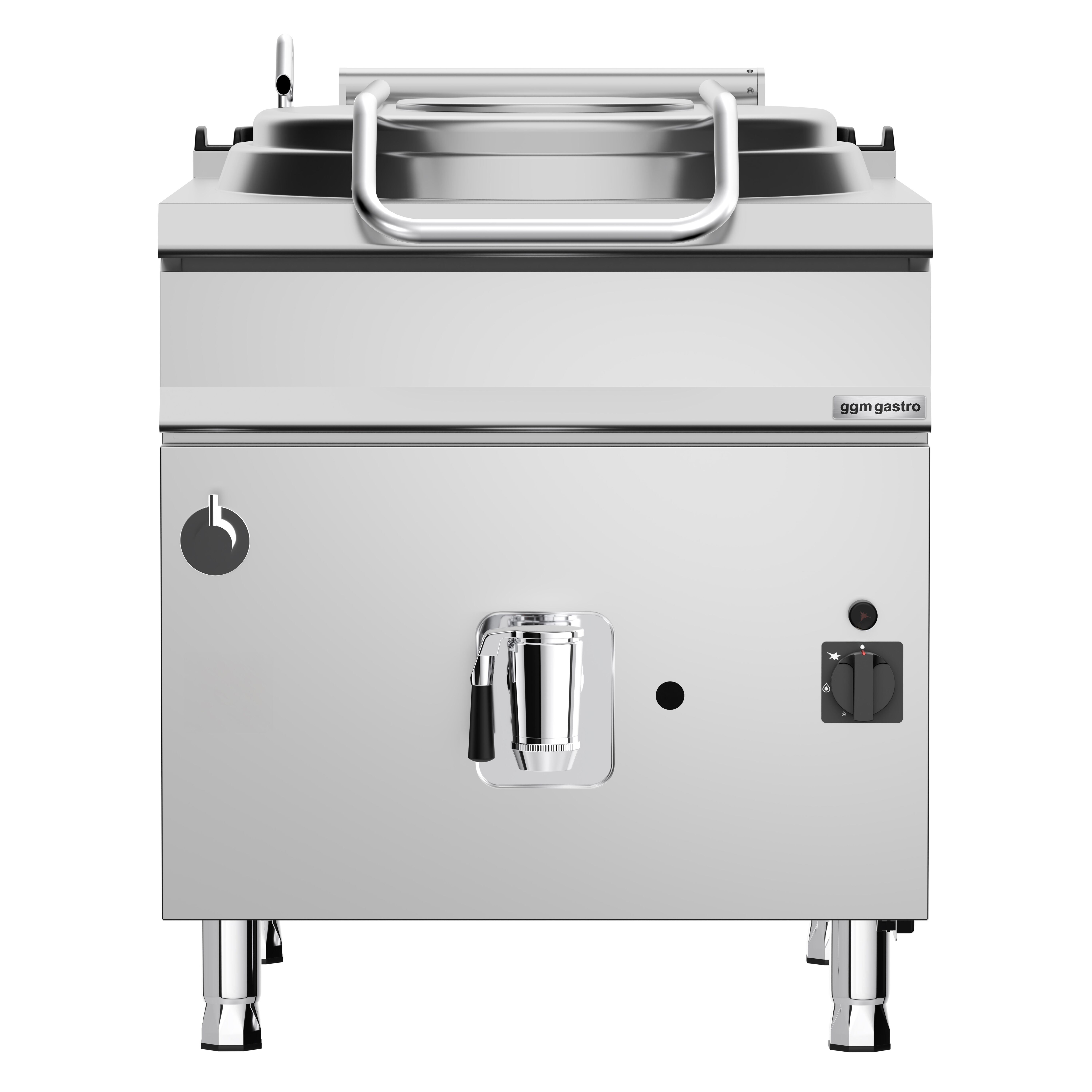 Marmite de Cuisson à Gaz - 150 Litres - 20 kW - Chauffage Direct - avec Raccordement à l’Eau