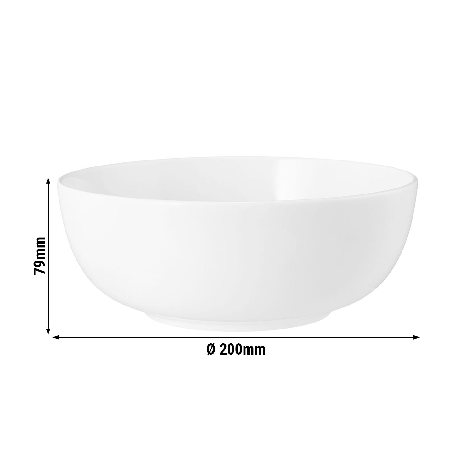 (2 pièces) SELTMANN WEIDEN | Bol - Ø 200 mm - Blanc