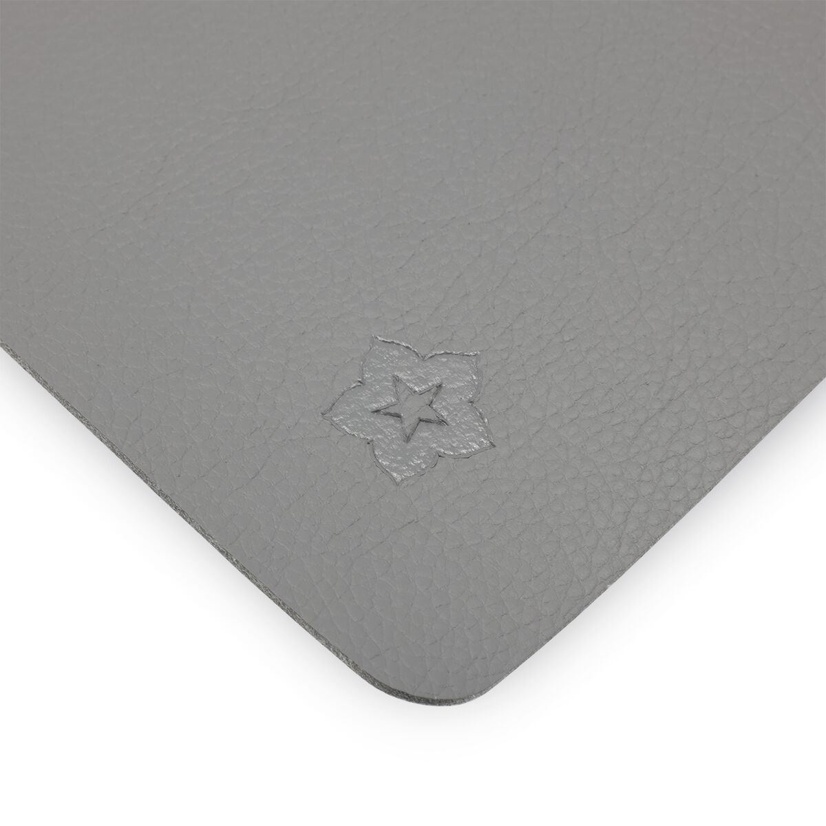 (144 pcs) Set de table simili cuir James - Réutilisable - 33x46cm - Graphite