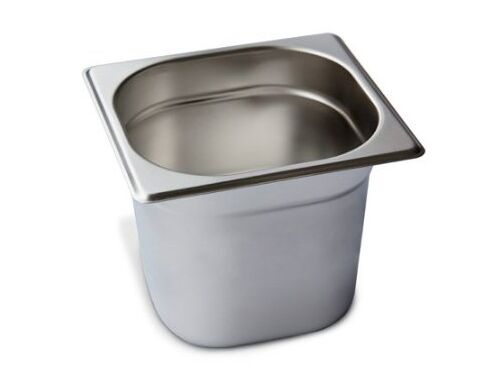 Bac GN 1/6 en inox – Hauteur : 200 mm