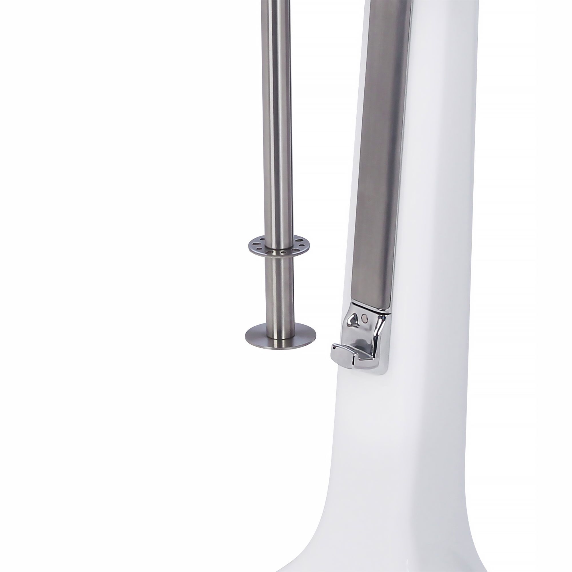 ROBAND | Spindle Milkshake & Drink Mixer – 710 ml stainless steel cup - 150 W - 2 speeds - white