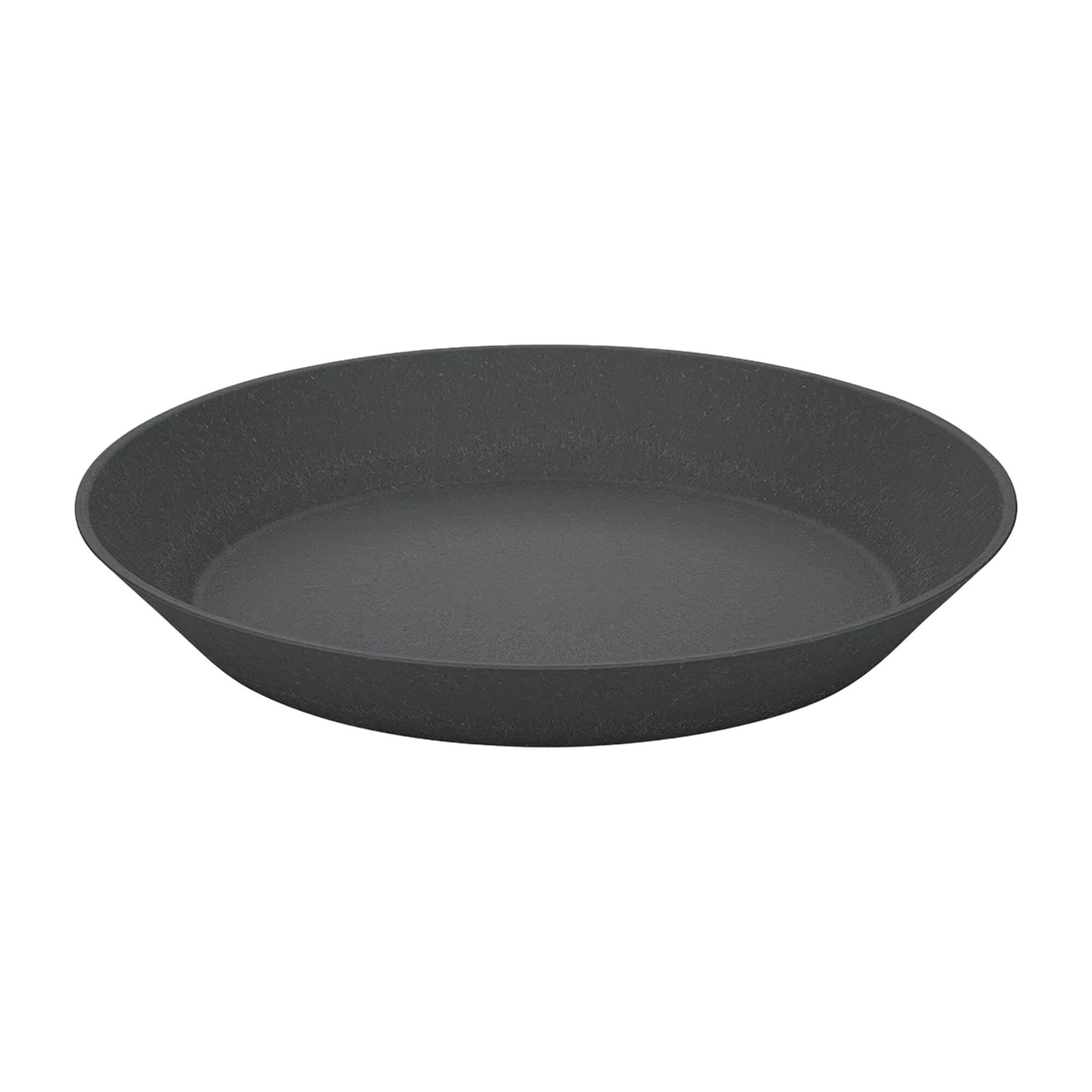 (12 pièces) Assiette Réutilisable - Ronde - Gris