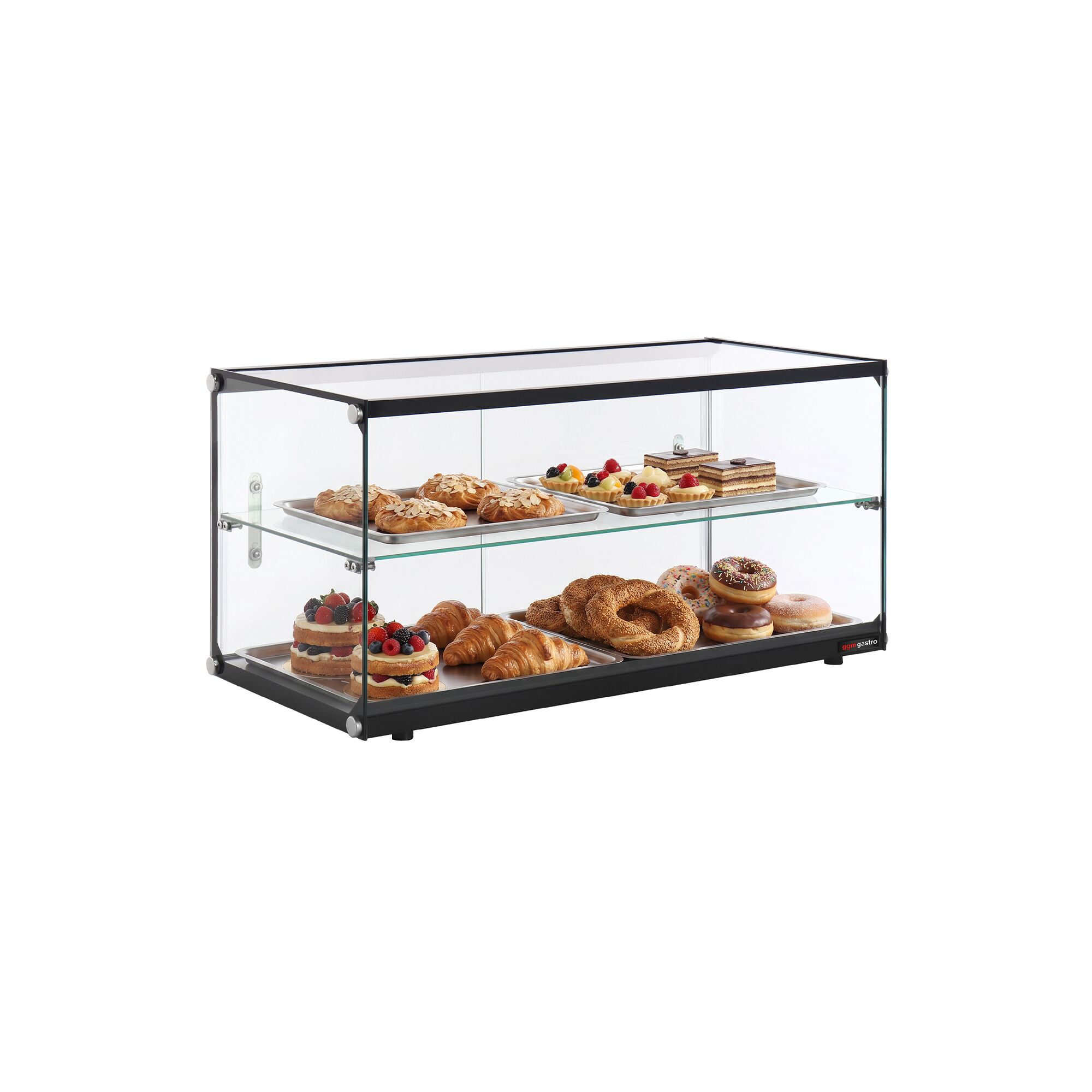 Vitrine de présentation réfrigérée pour assiettes - 850x420mm