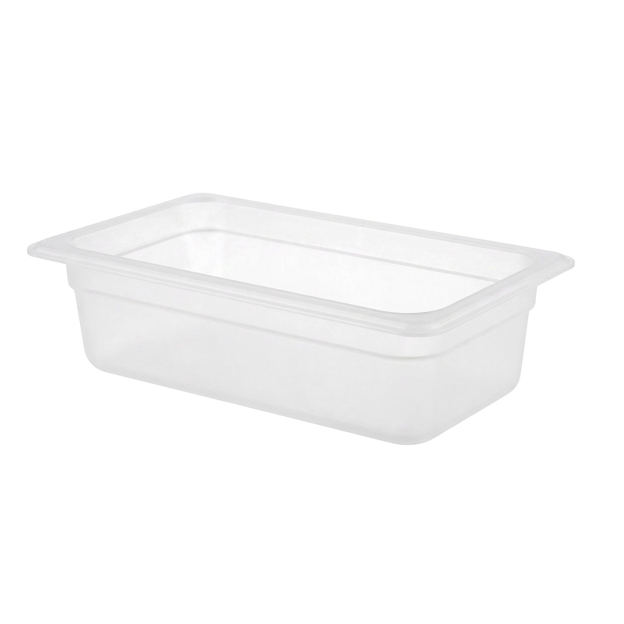 (12 pièces) Bac en Polypropylène - GN 1/3 - Translucide - 5,3 L - Hauteur : 150 mm