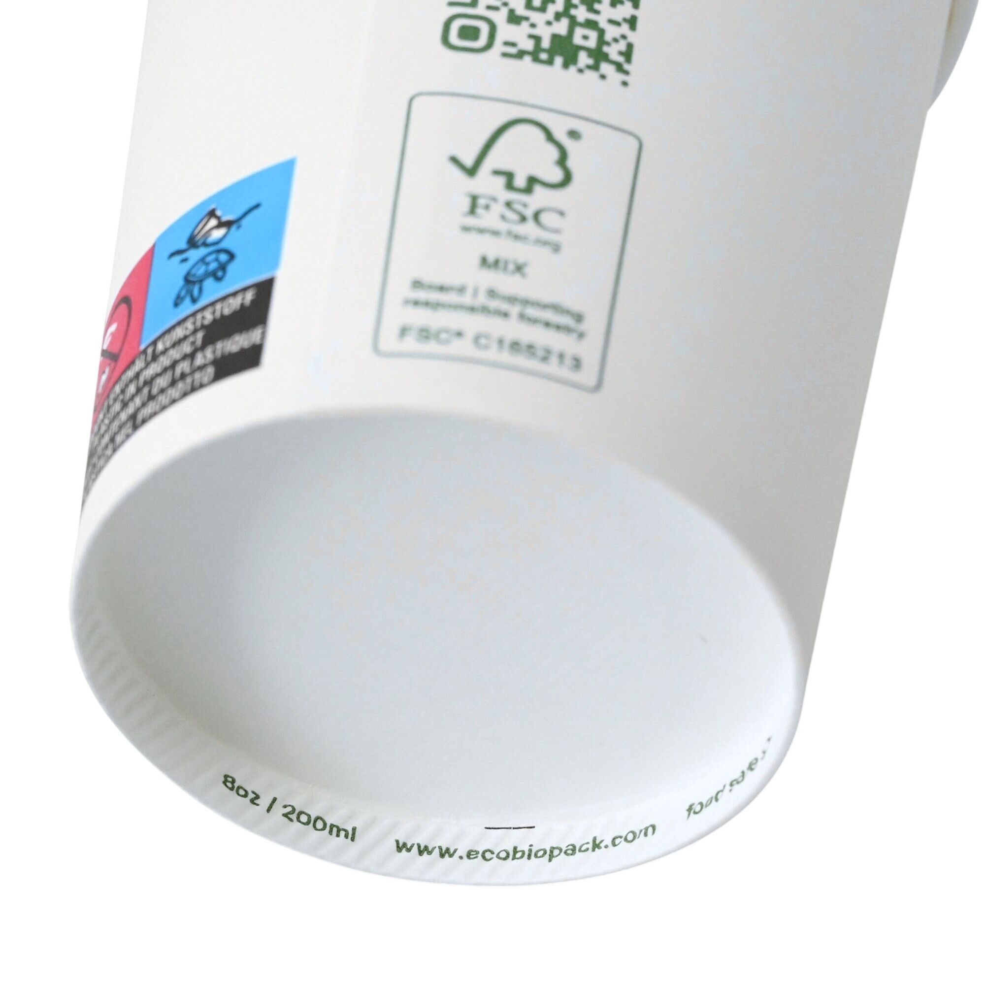 (1000 pcs) Couvercle réutilisable - Transparent - compatible avec 200ml Bol à soupe Ø80mm