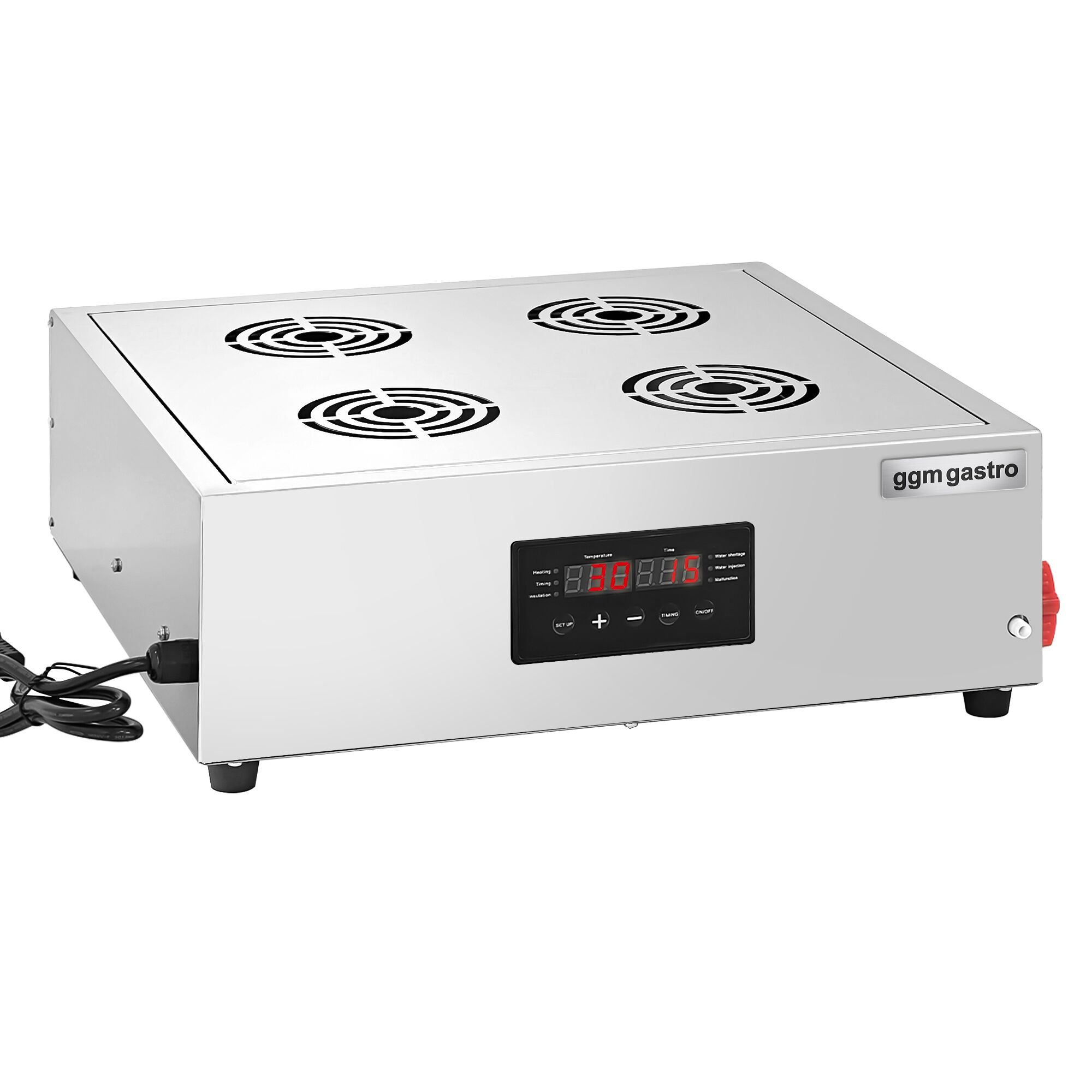 (2 pcs) - Cuiseur vapeur Dim Sum Professionnel - 2,5kW - Électronique - avec 32 paniers en bambou et 8 couvercles