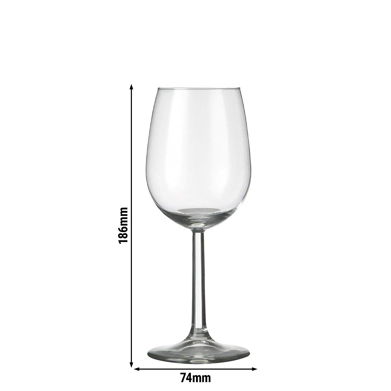 (6 pcs) Wine glass - ESPRIT - 290 ml - Clear