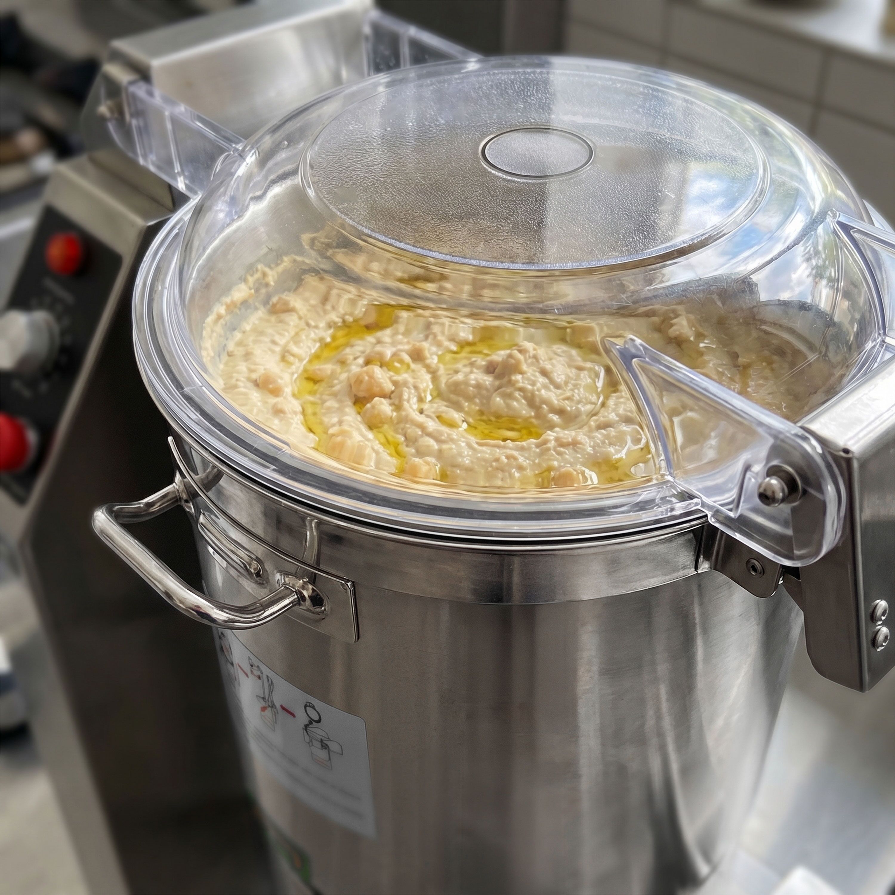 Hummusmaskin - 18 liter - 3 kW - 230 V - 1400 varv/min