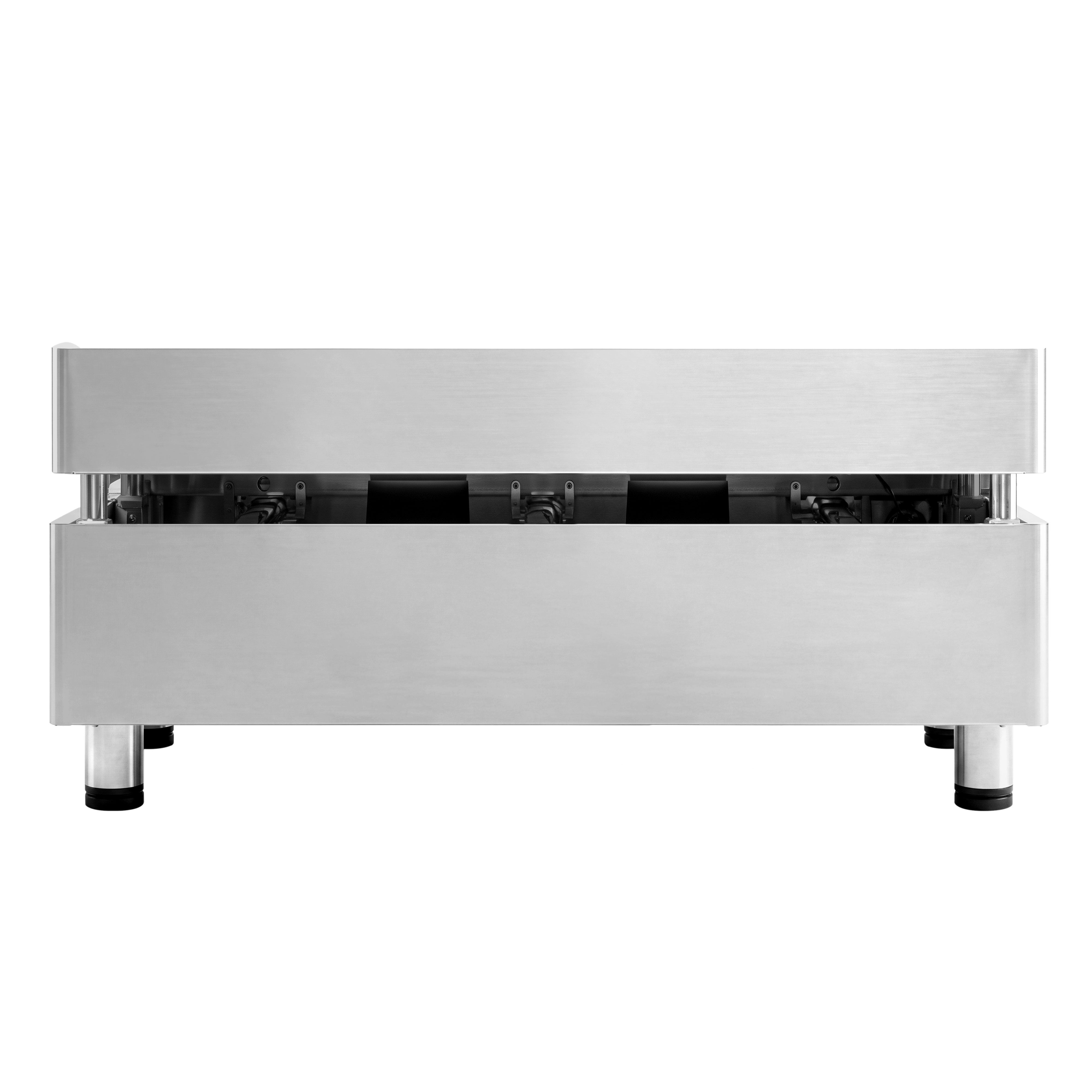 Gas stekhäll – med hårdkrombeläggning – 9,3 kW – slät – grillyta: 755x400mm