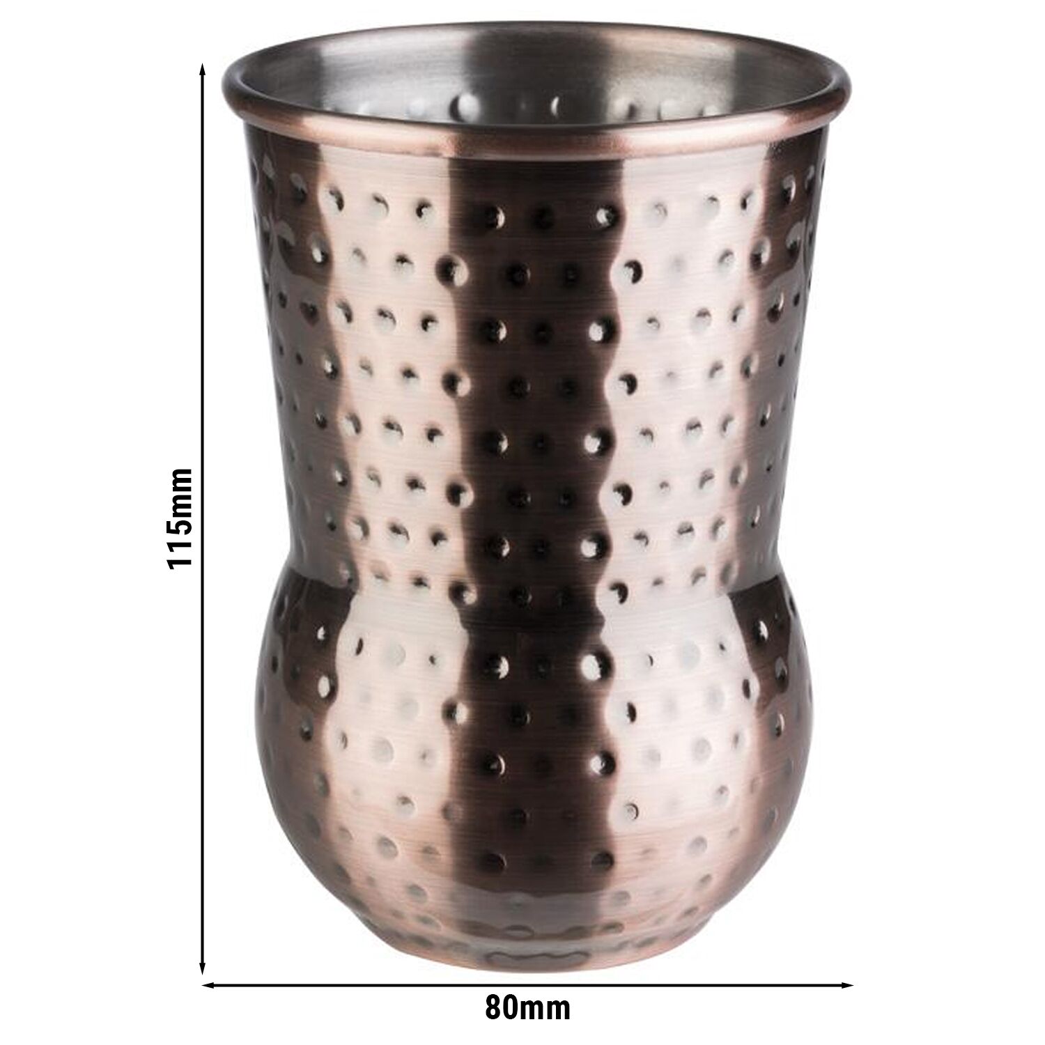 (6 pcs) Gobelet à milkshake JULEP MUG - 400ml - Antik-Cuivre