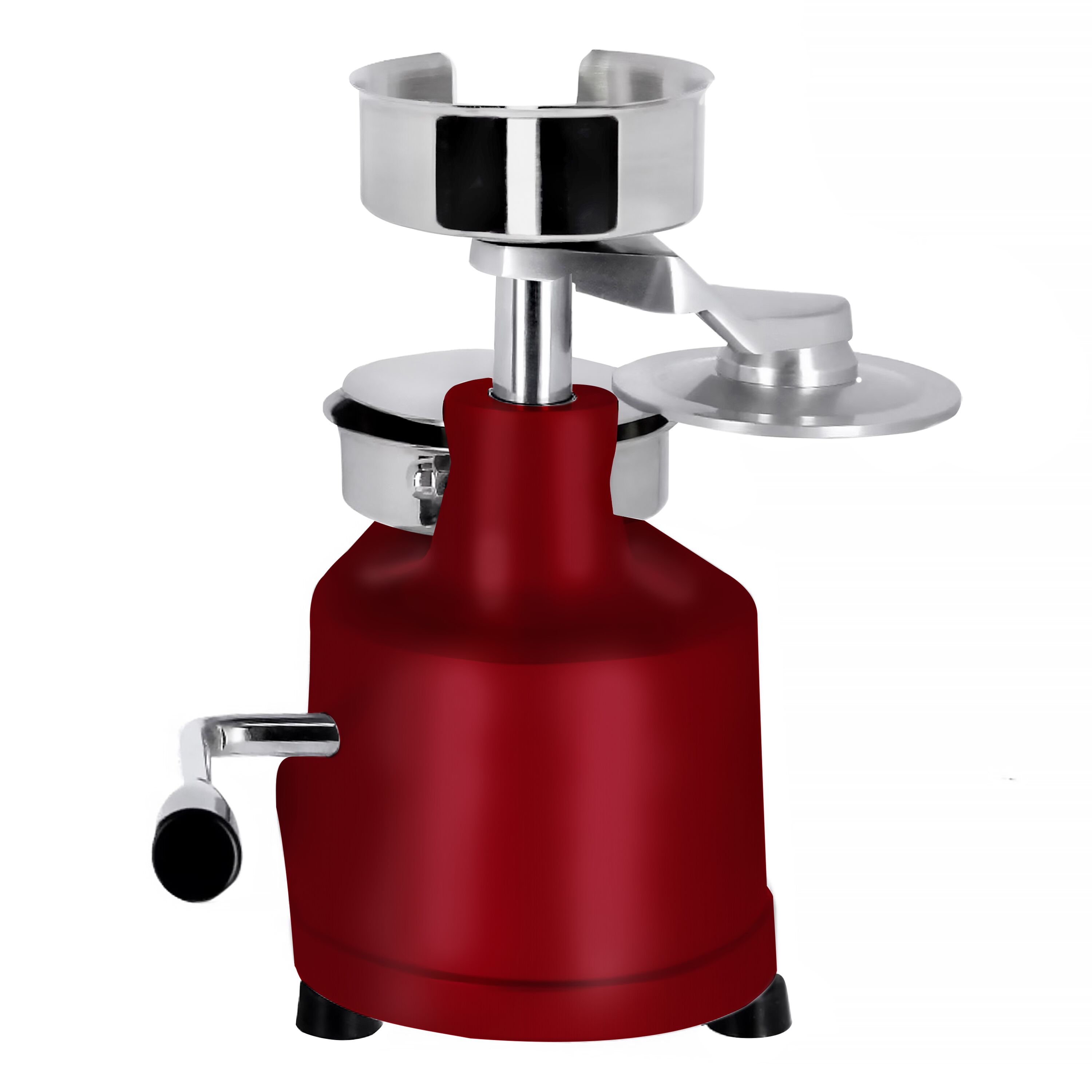 Machine à hamburgers manuelle - Ø 100 mm - Rouge
