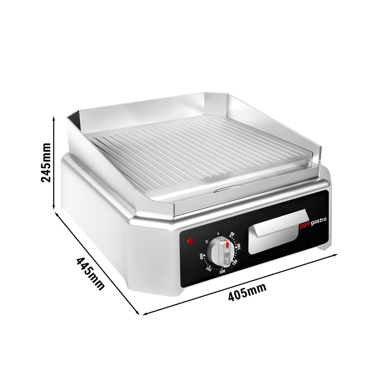 Plaque de cuisson électrique - 2,5 kW - rainurée
