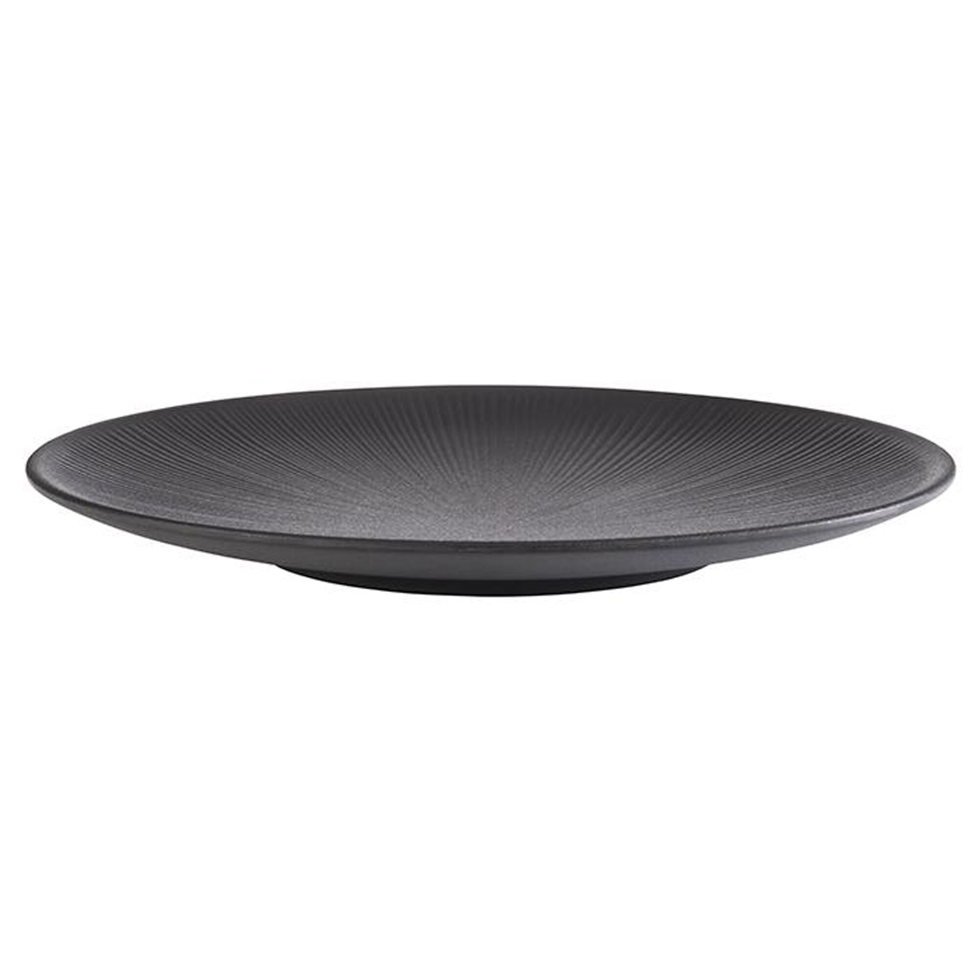 (6 pièces) NERO - Assiette - Mélamine - Ø 330 mm