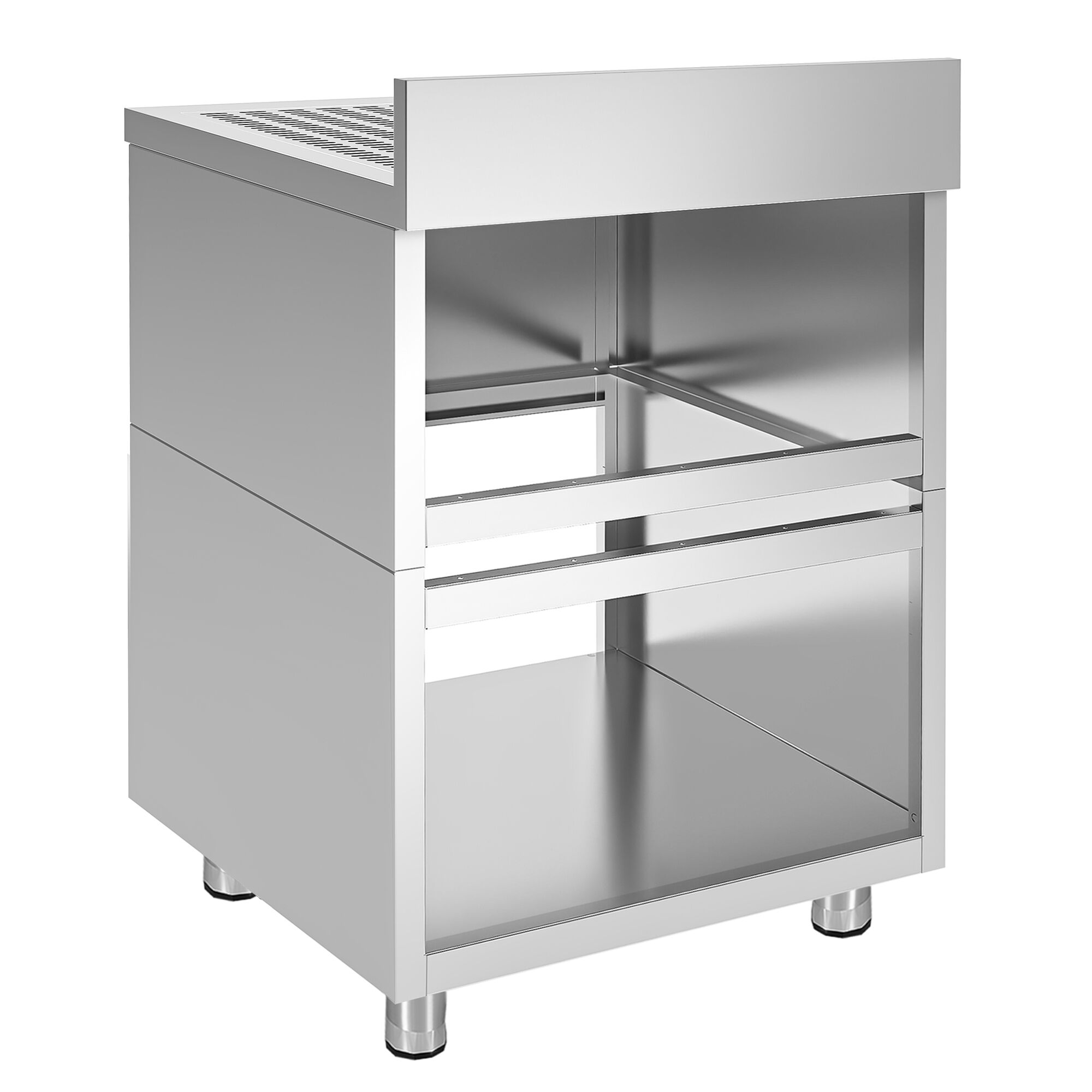 Szafka ociekowa - stal nierdzewna - 600x600mm