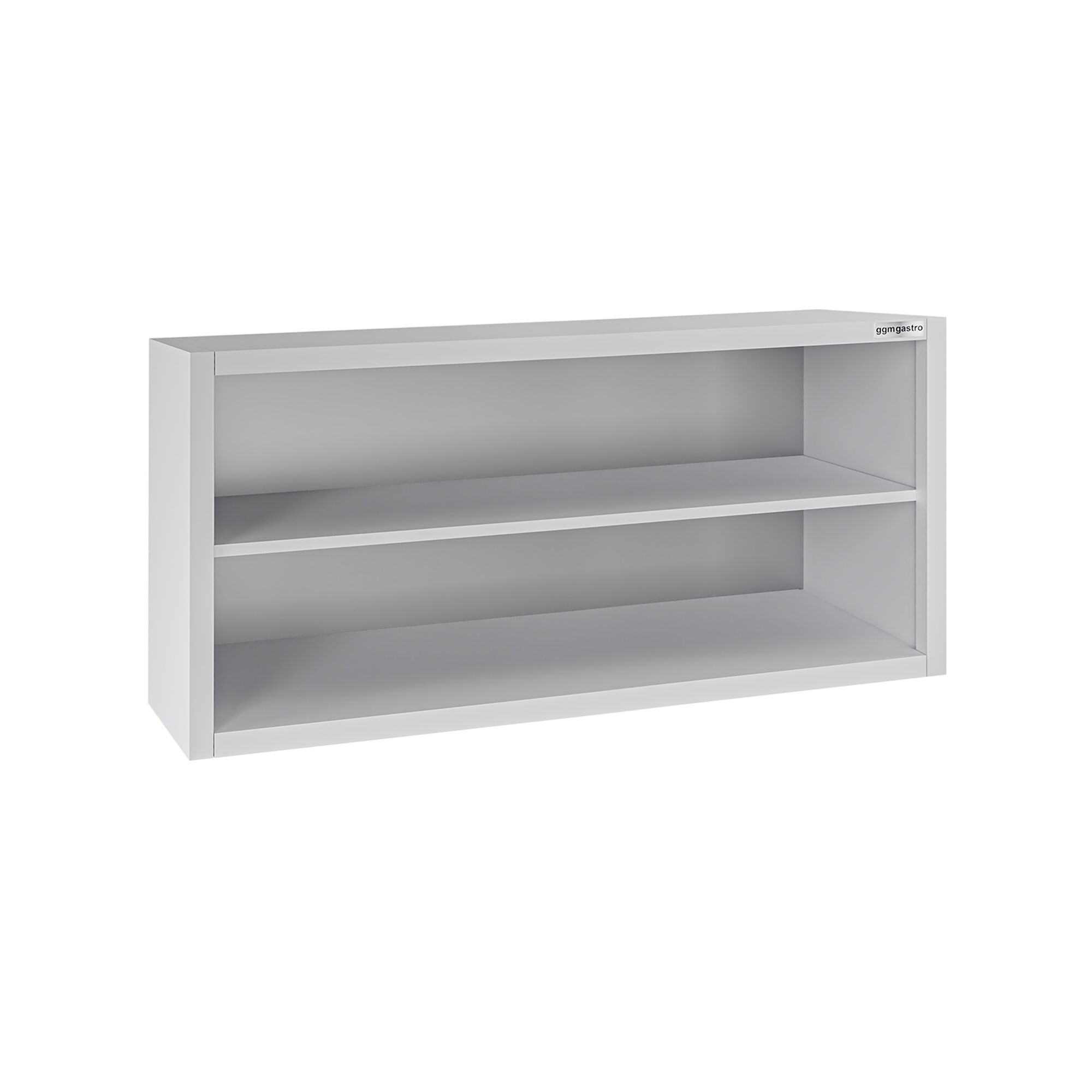 Armoire murale en acier inoxydable ECO - 1200x400mm - sans portes (ouvert) - 650mm de haut