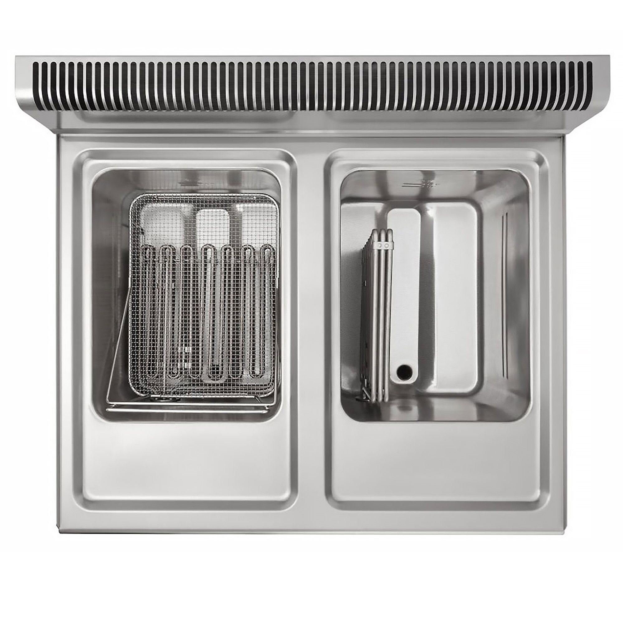 Friteuse électrique double – 10+10 litres – 12 kW