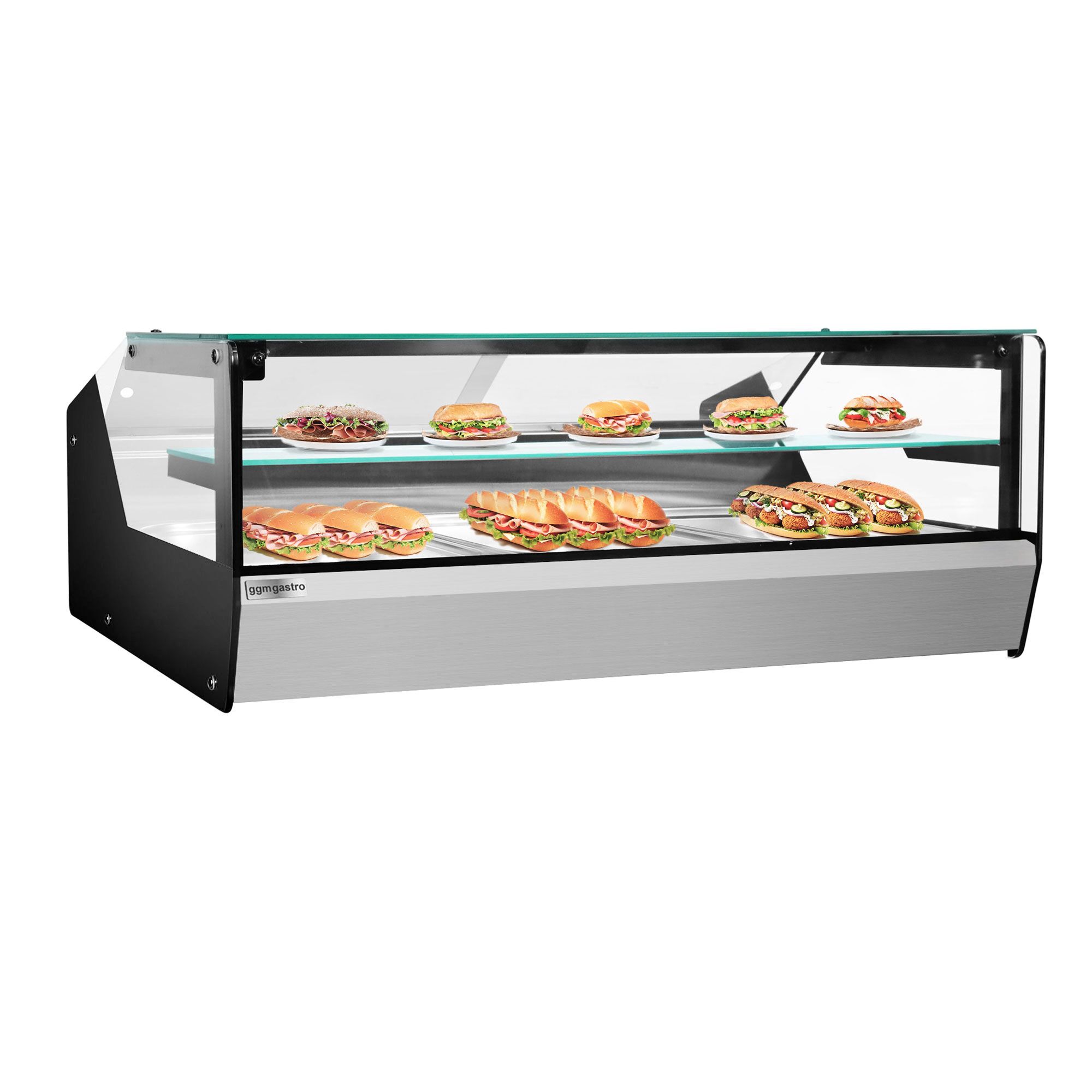 Vitrine chauffante – 1000 mm – 400 watts – 3 × GN 1/1