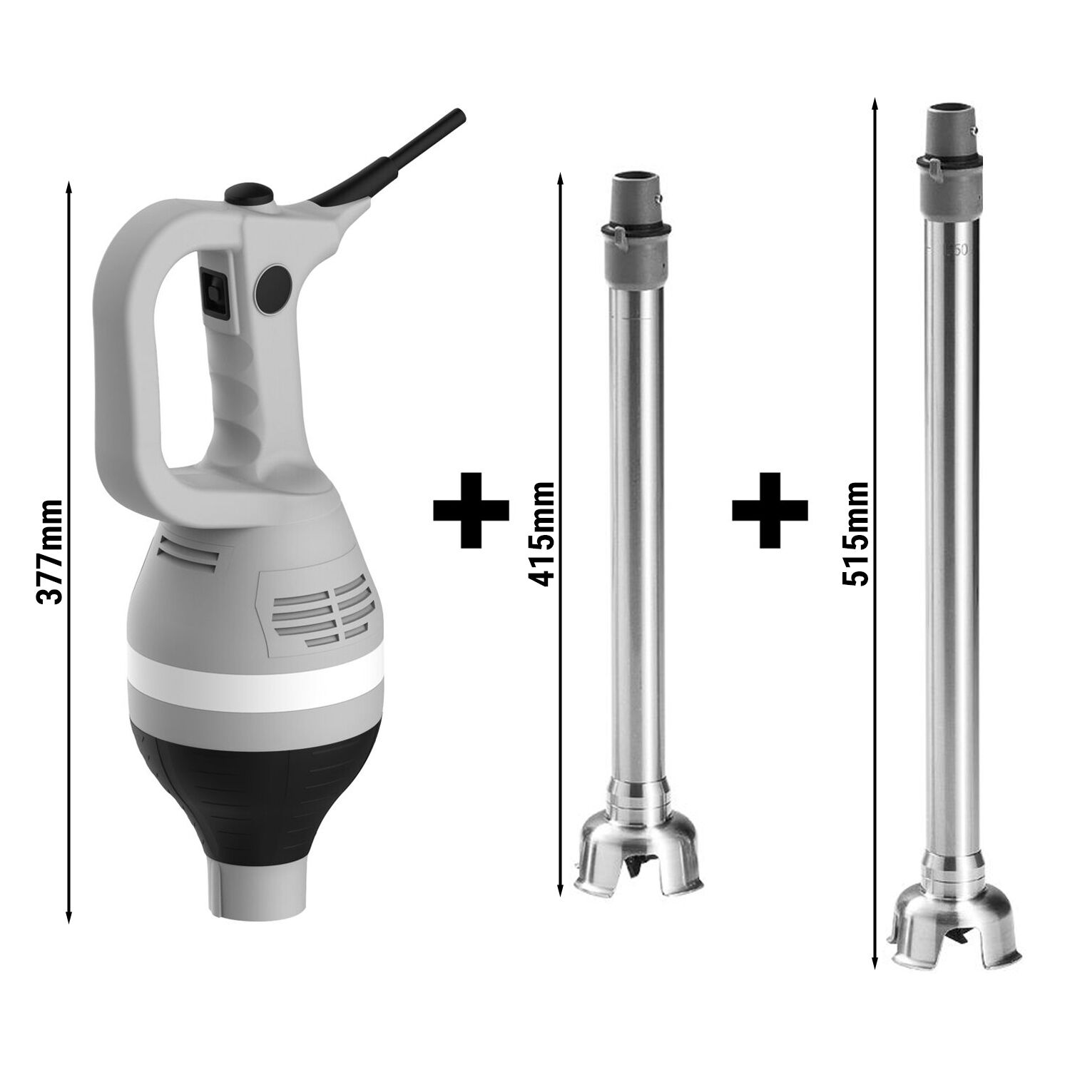 Mixeur plongeant professionnel - pied démontable inclus - pieds 350&450mm - 430 W - 1 vitesse