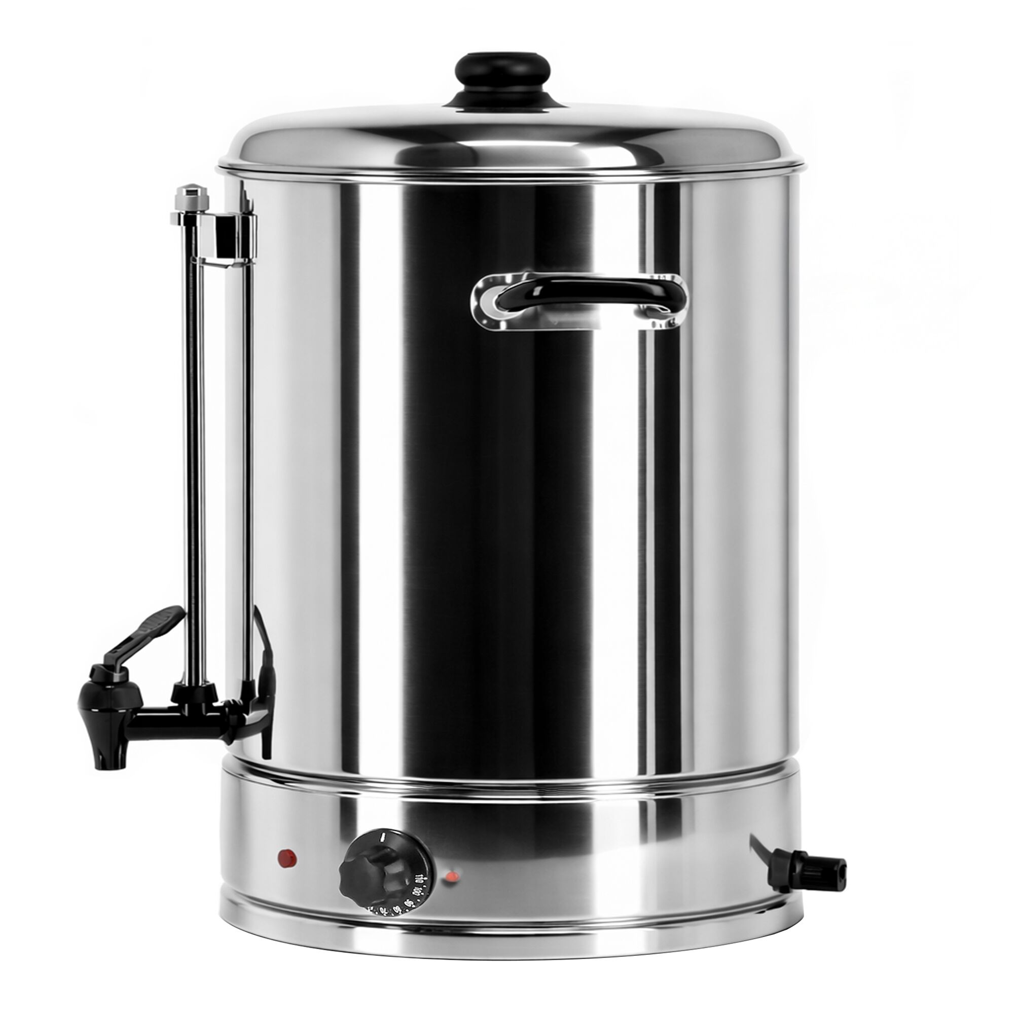 Vattenkokare och glöggvärmare - 21 l - 3 kW - rostfritt stål - med tappkran - justerbar termostat