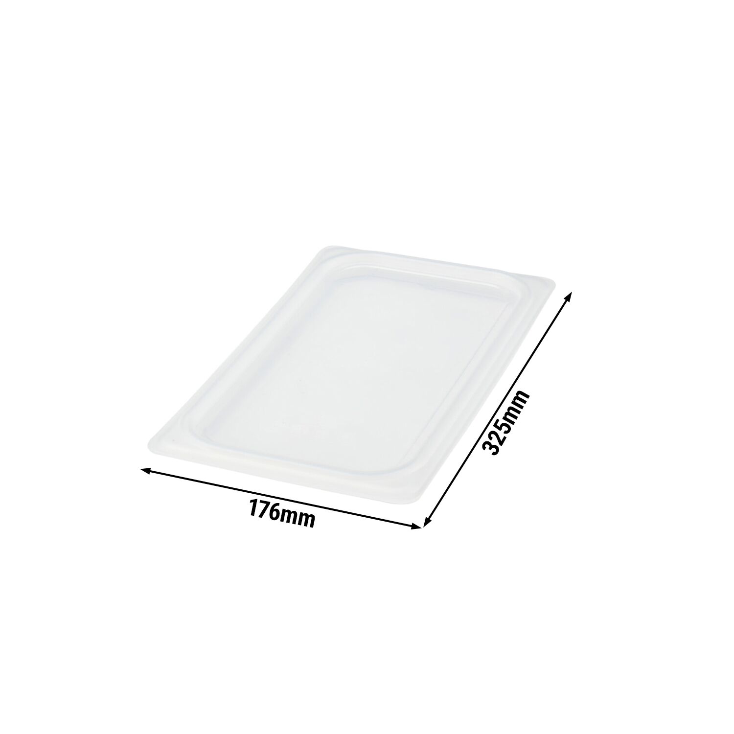 (6 pièces) CAMBRO | Couvercle GN 1/3 en polypropylène – hermétique – translucide