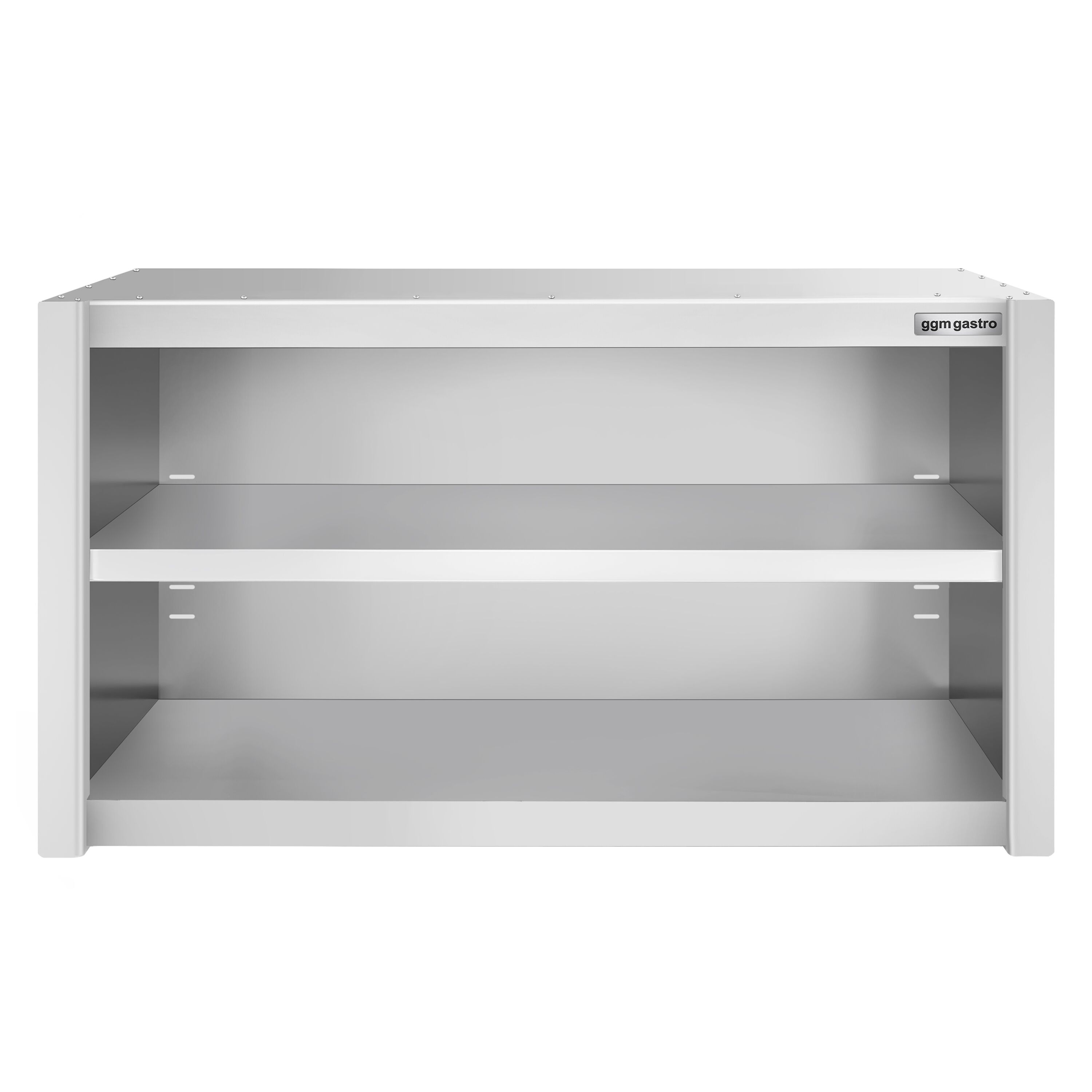 Armoire murale en acier inoxydable PREMIUM - 1000x400mm - sans portes (ouvert) - 650mm de haut