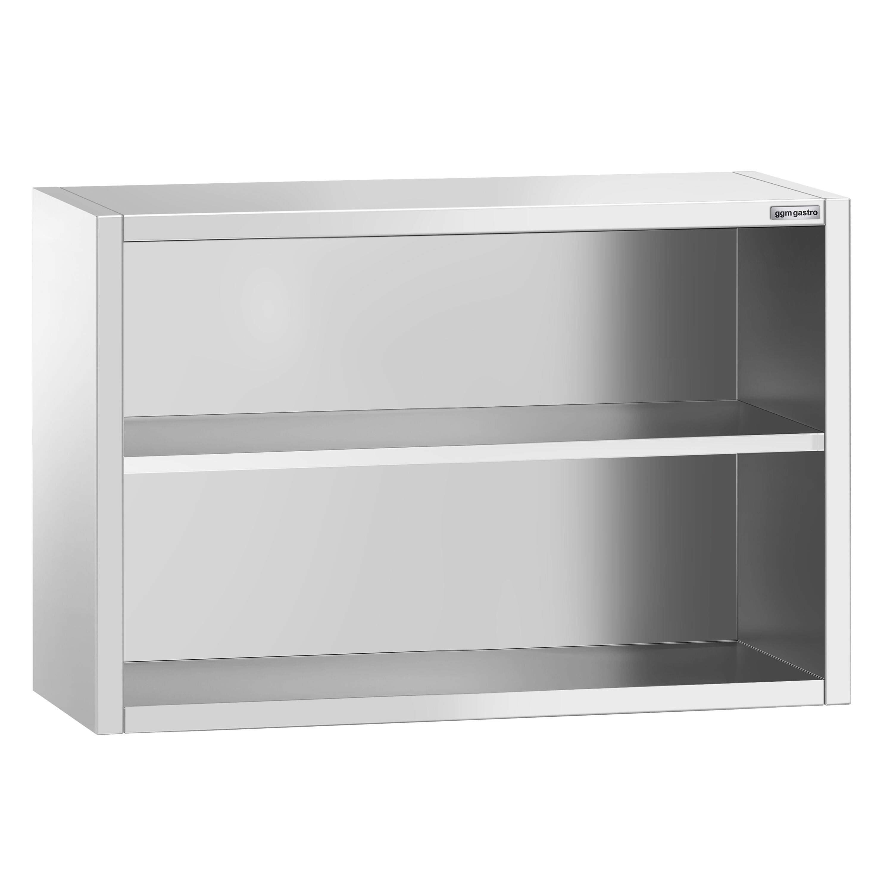 Armoire murale en acier inoxydable PREMIUM - 1000x400mm - sans portes (ouvert) - 800mm de haut