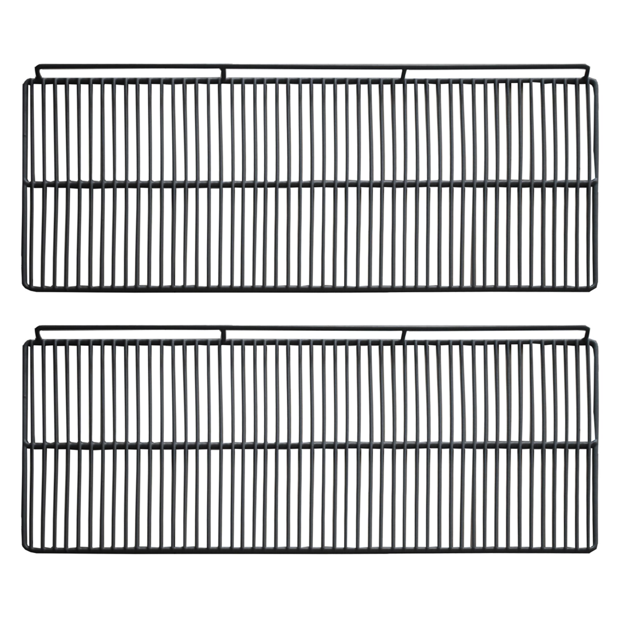 (2 pièces) - Grille de support - 790x320 mm - noir - adaptée aux tables réfrigérées de bar BKTLG220S & BKTG220S