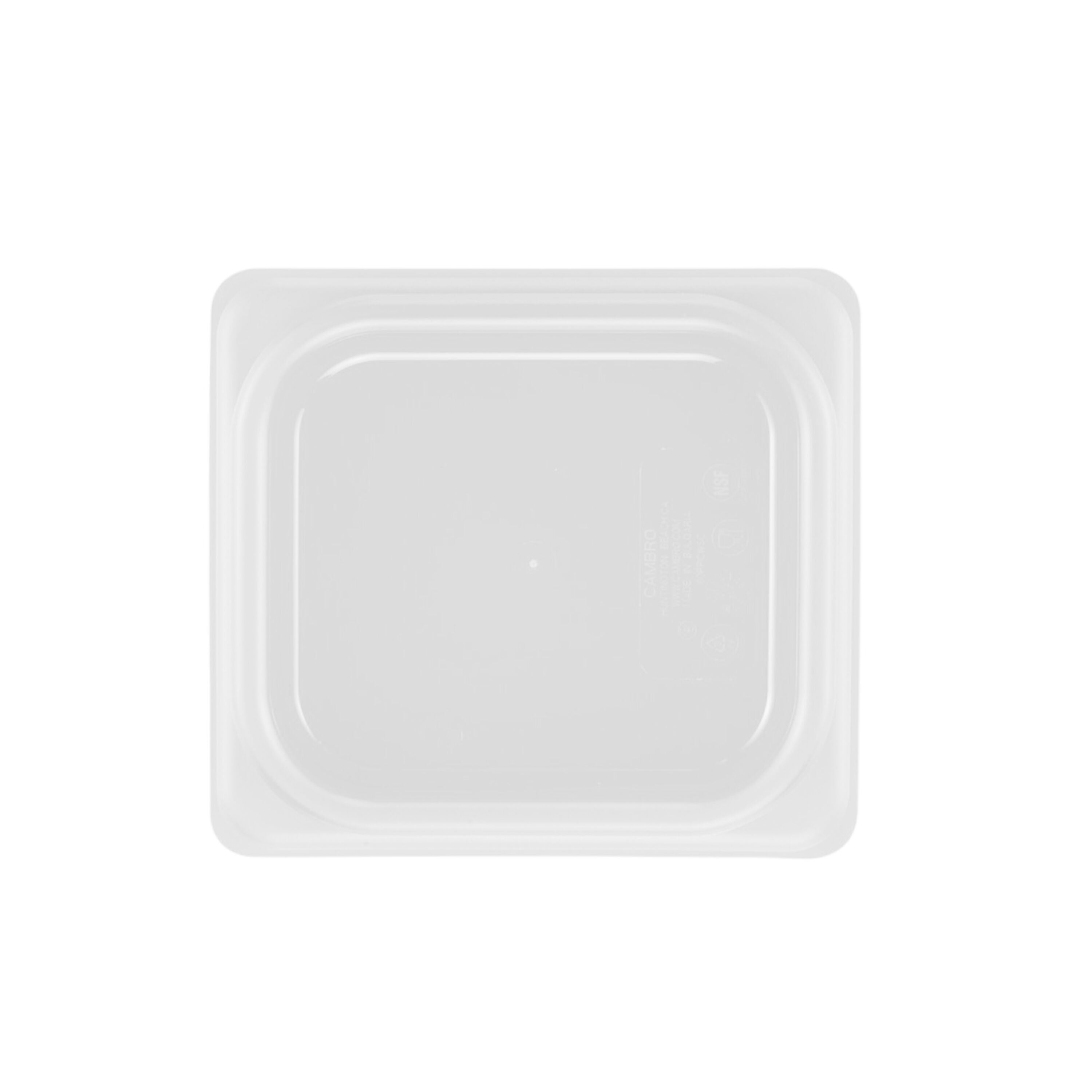 (6 pièces) CAMBRO | Couvercle GN 1/6 en polypropylène – hermétique – translucide