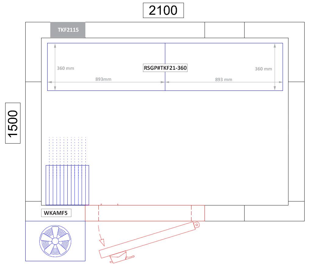 Rayonnage modulaire en aluminium - 1786x360mm - Capacité de charge:600kg