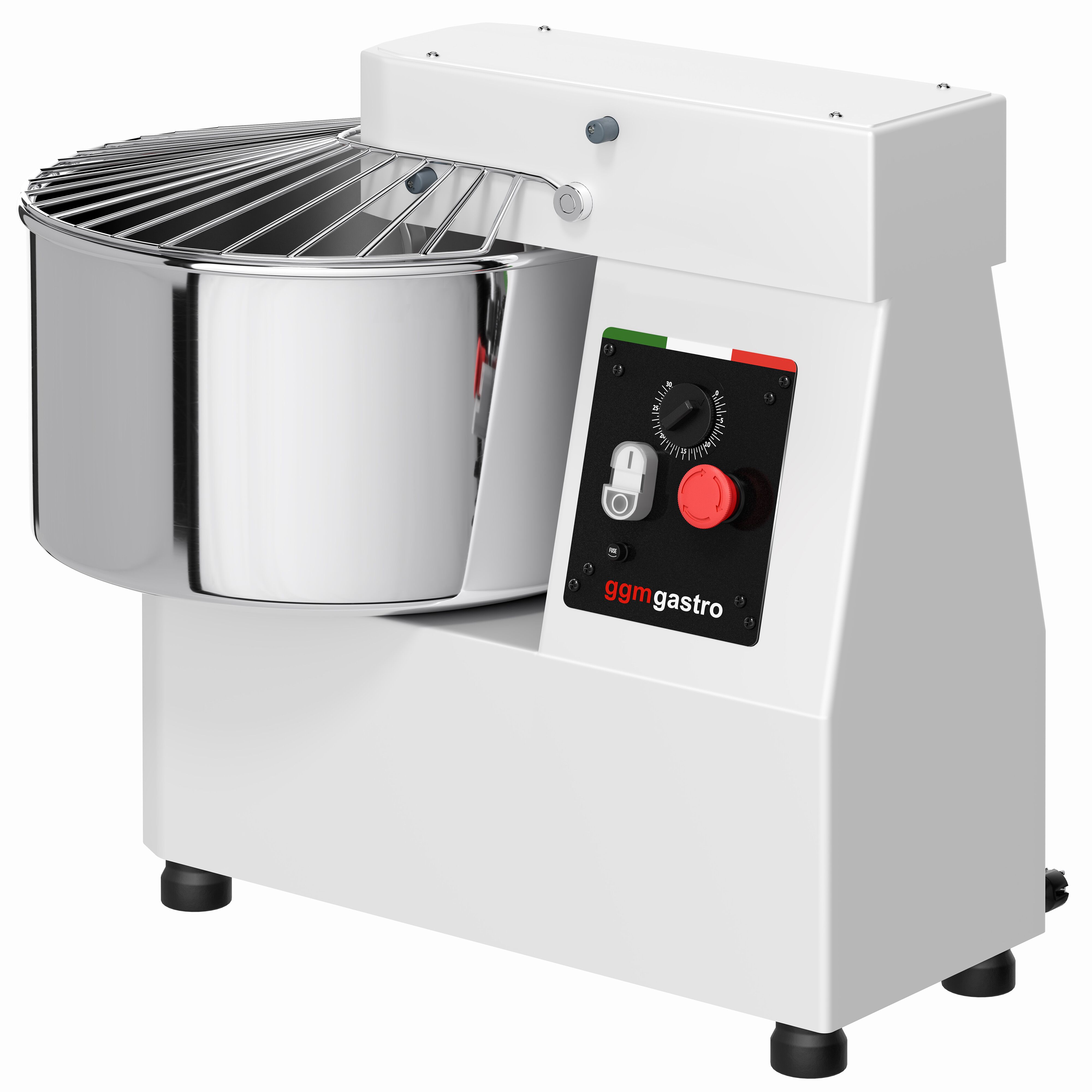 Pétrin à Pâte / Pétrin à spirale - 53 Litres / 44 kg - avec Cuve Fixe - Fonction Minuterie