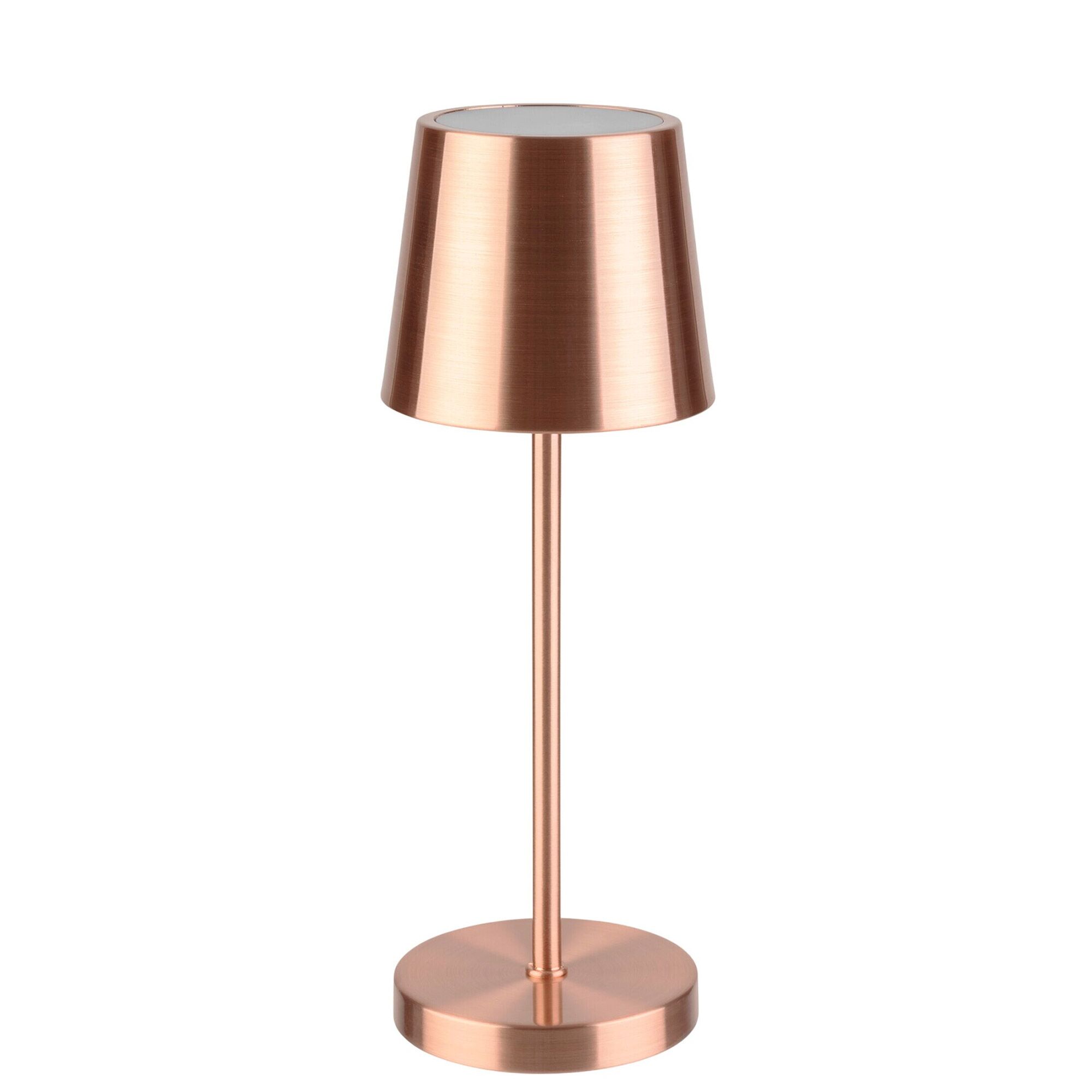 (4 pièces) Lampe de table – MERLE MINI – dimmable en 3 niveaux – Ø 90 mm – Cuivre