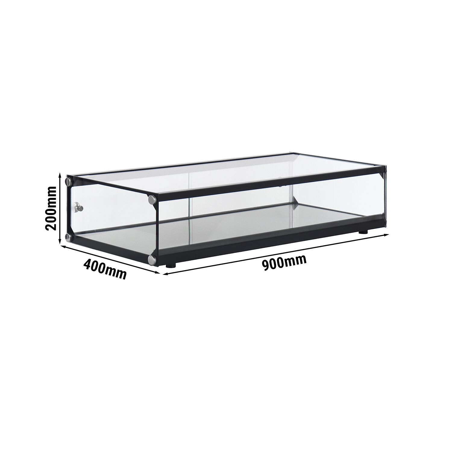 Vitrine de présentation pour comptoir - 900x200/400mm