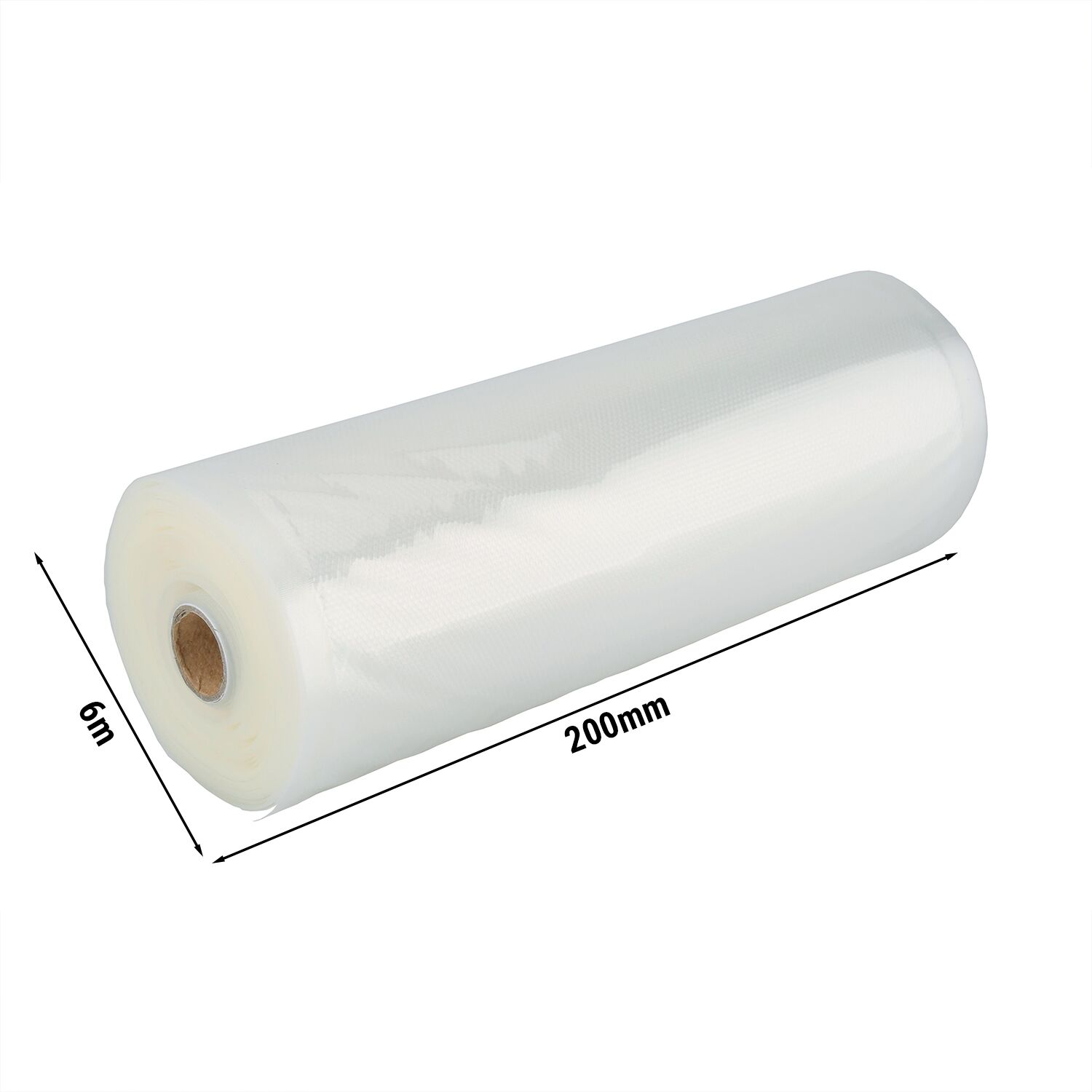 (50 pcs) Vacuum roll - Embossed - 200mmx6m - Thickness: 90µm