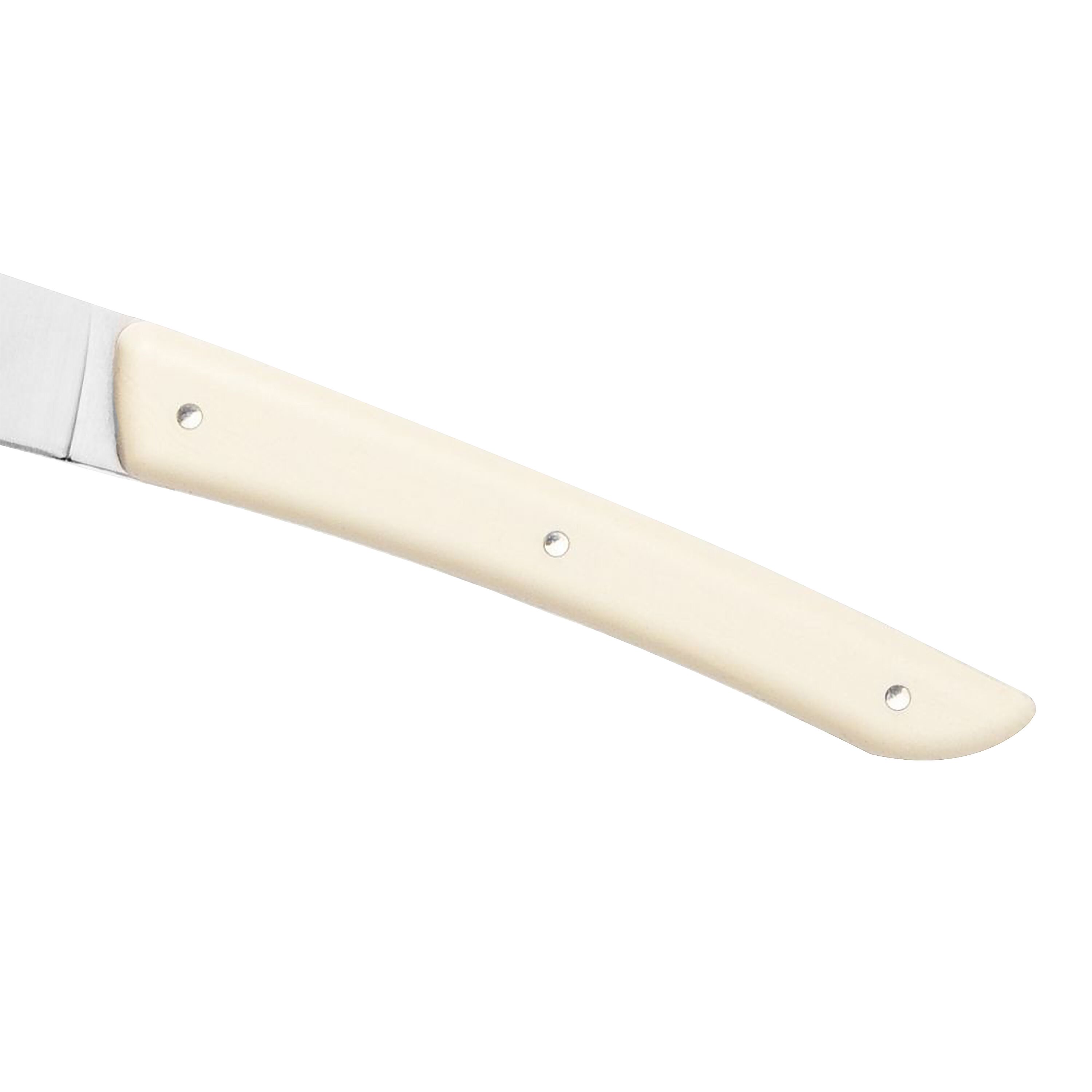 (4 pièces) BERKEL | Couteaux à steak - Crème - Lame : 110 mm