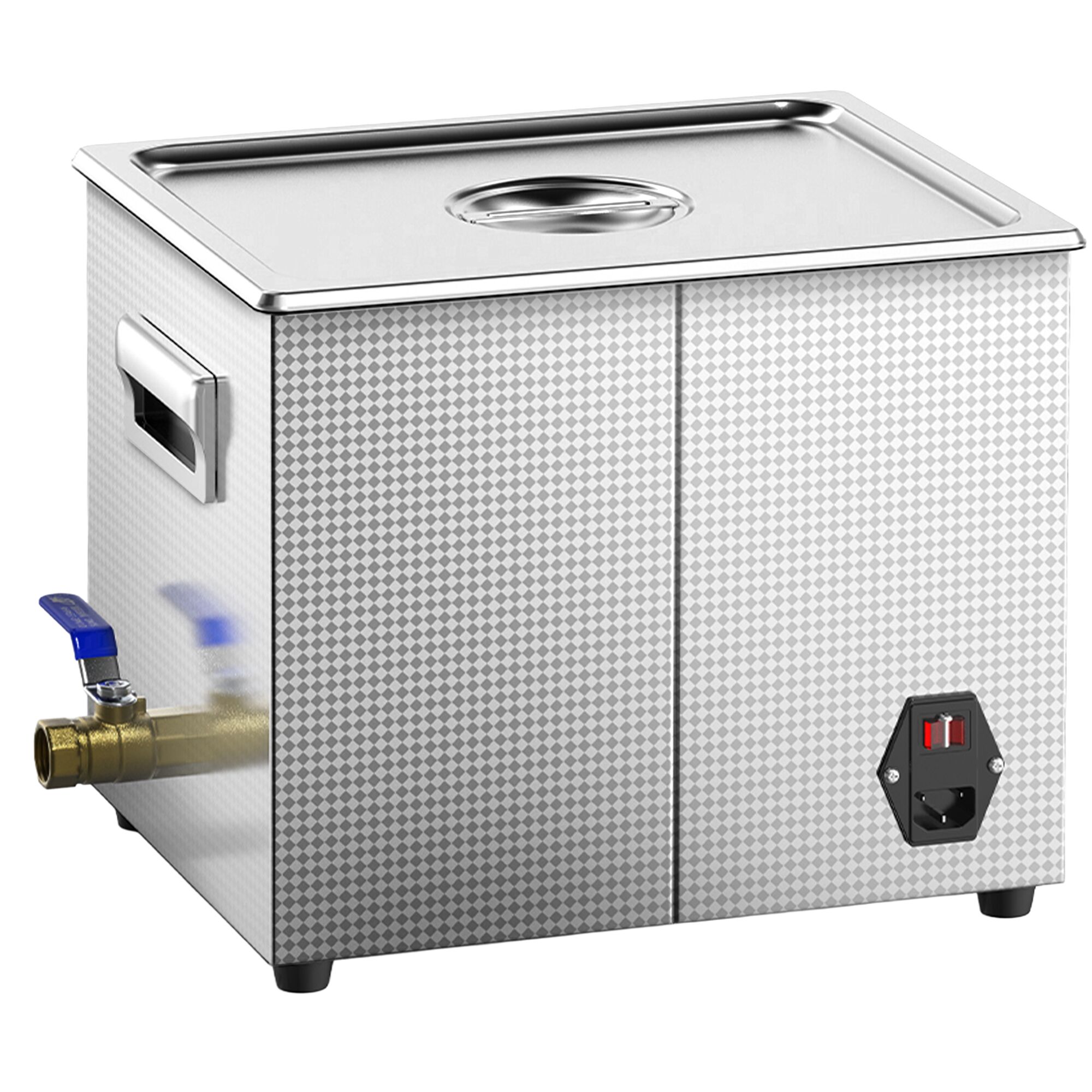 Nettoyeur à Ultrasons - 10 Litres - 240 Watt Puissance Ultrasonique - avec Robinet de Vidange
