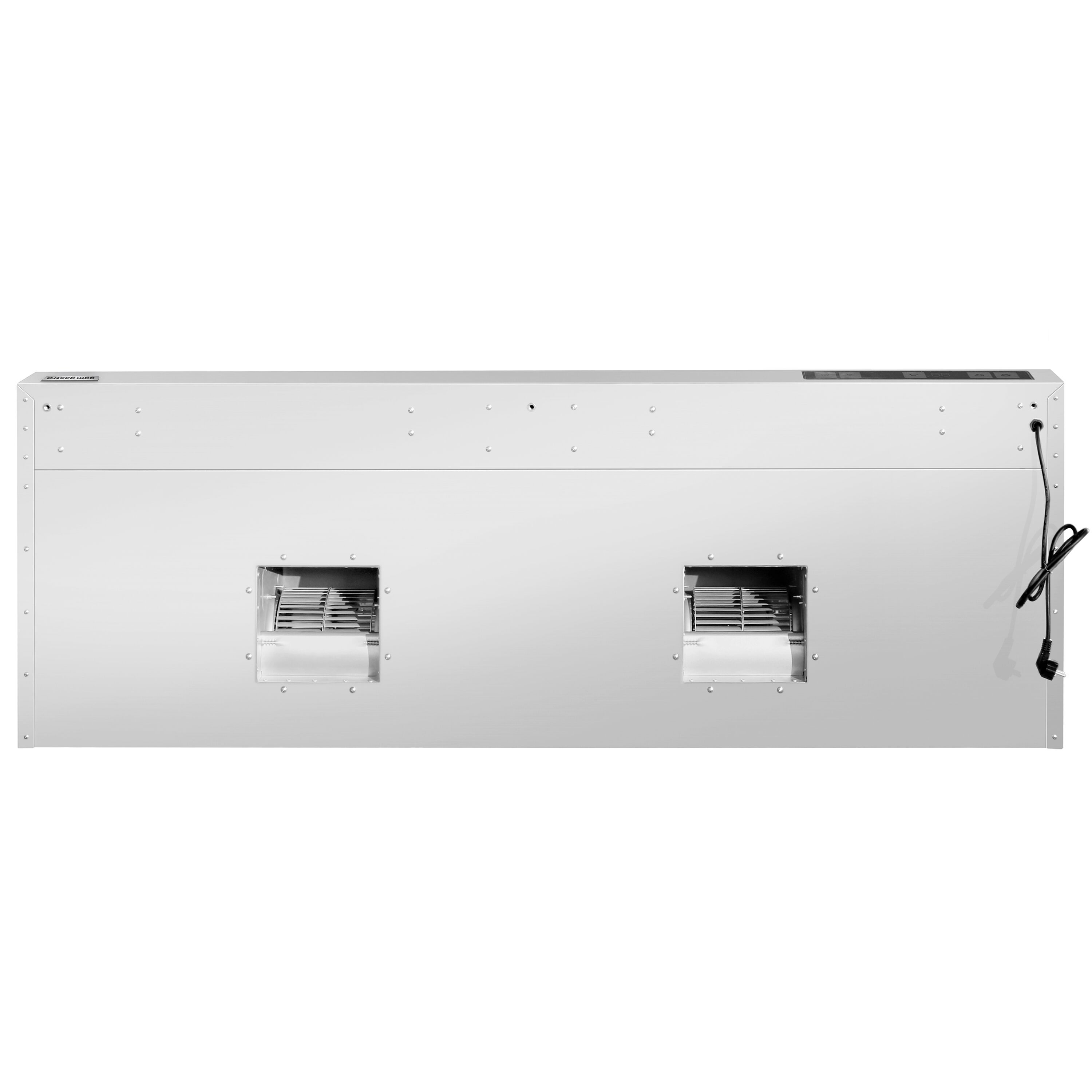 Hotte murale avec moteur – 2000 mm – régulateur, filtre et lampe
